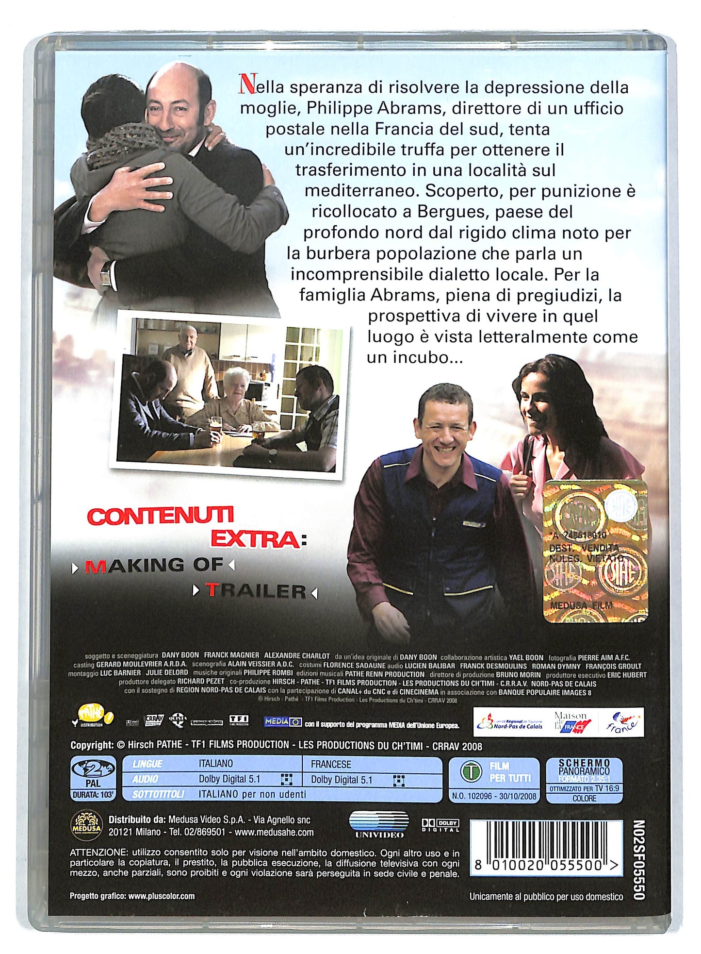 EBOND Giu al Nord EDITORIALE DVD D724201