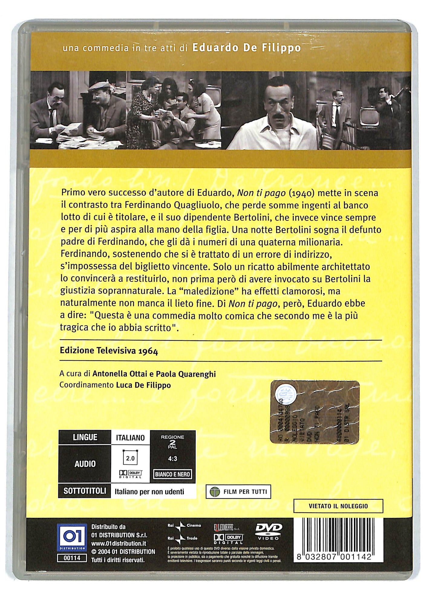 EBOND Le commedie di Eduardo Non ti pago DVD D724237