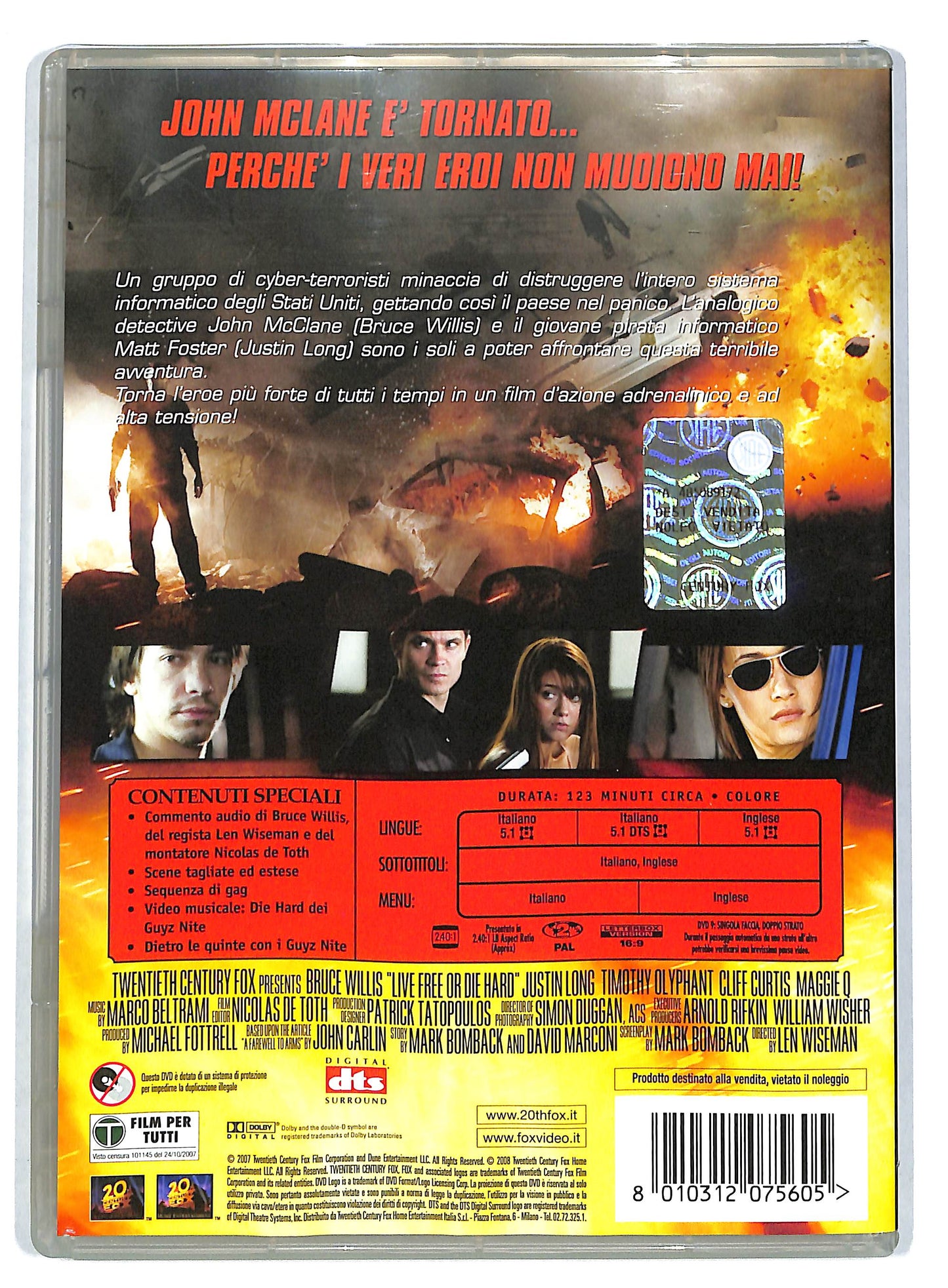 EBOND Die Hard Vivere o Morire DVD D724338
