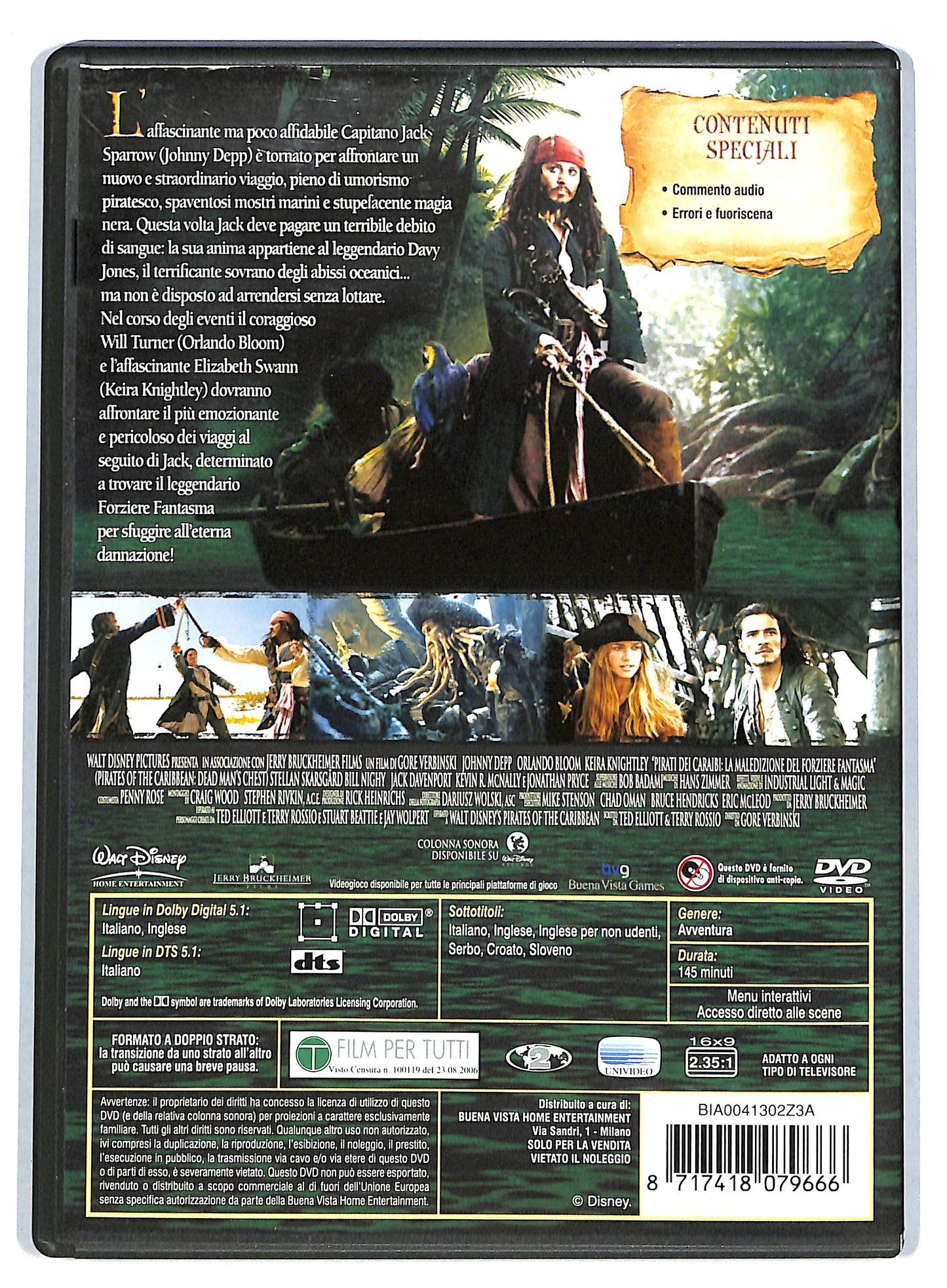 EBOND pirati dei caraibi - la maledizione del forziere fantasma DVD D724351