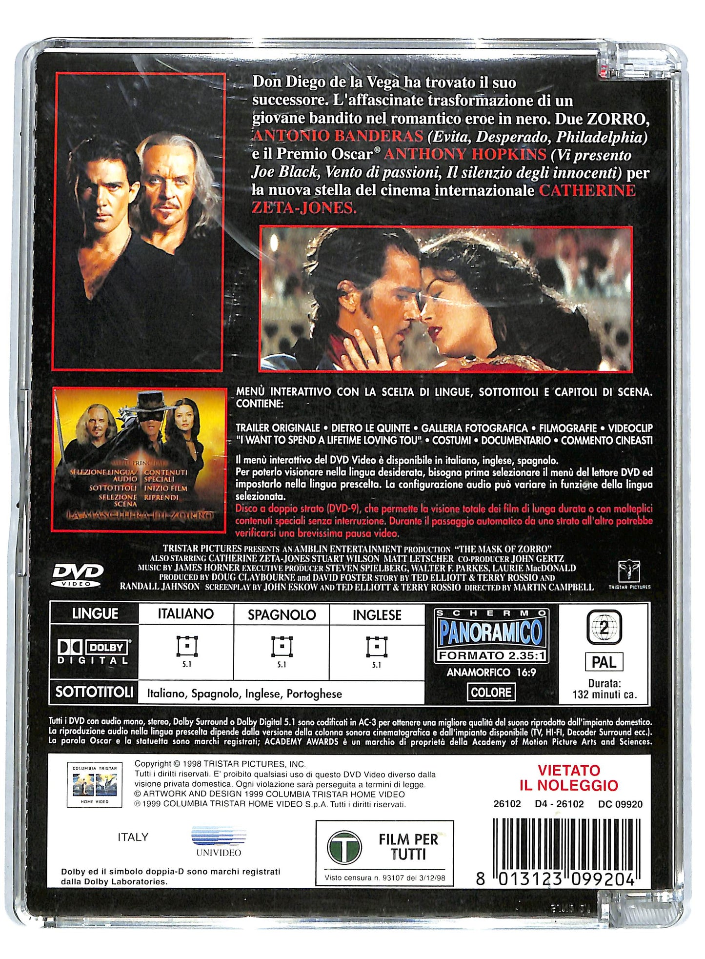 EBOND La maschera di Zorro SJB DVD D724433