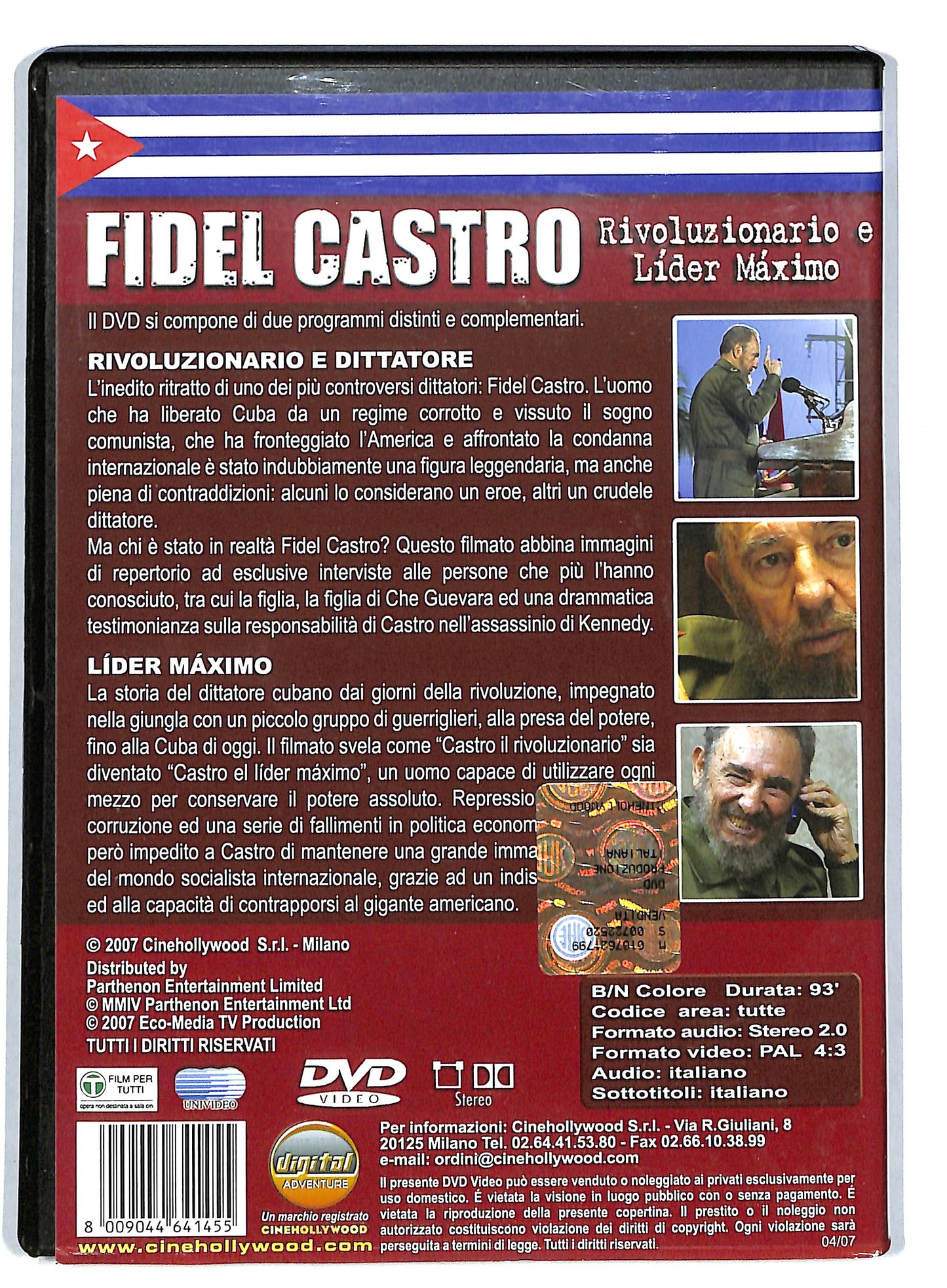 EBOND Fidel Castro - Fra l'uomo e il mito DVD D724445