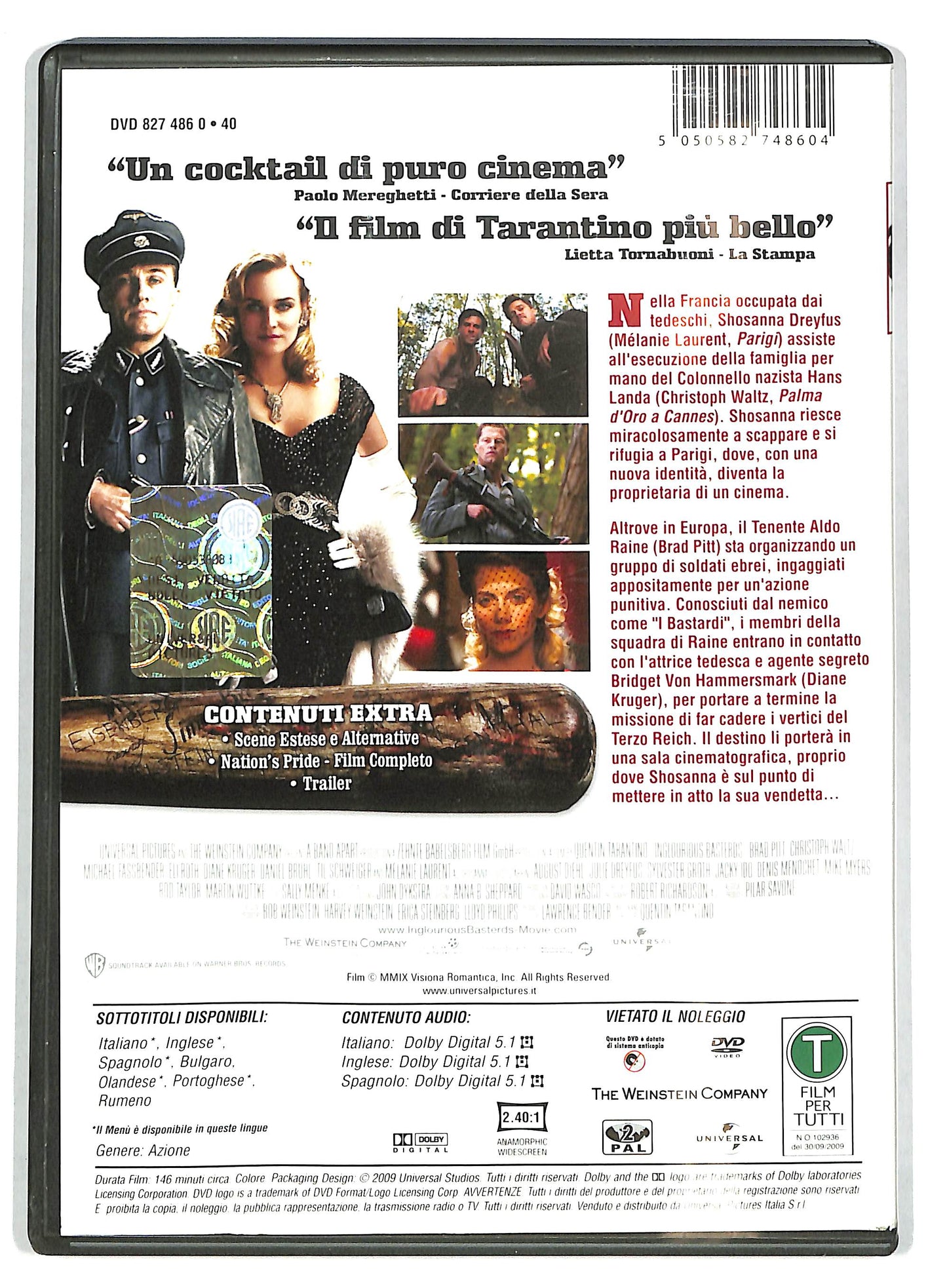 EBOND Bastardi Senza Gloria DVD D724519