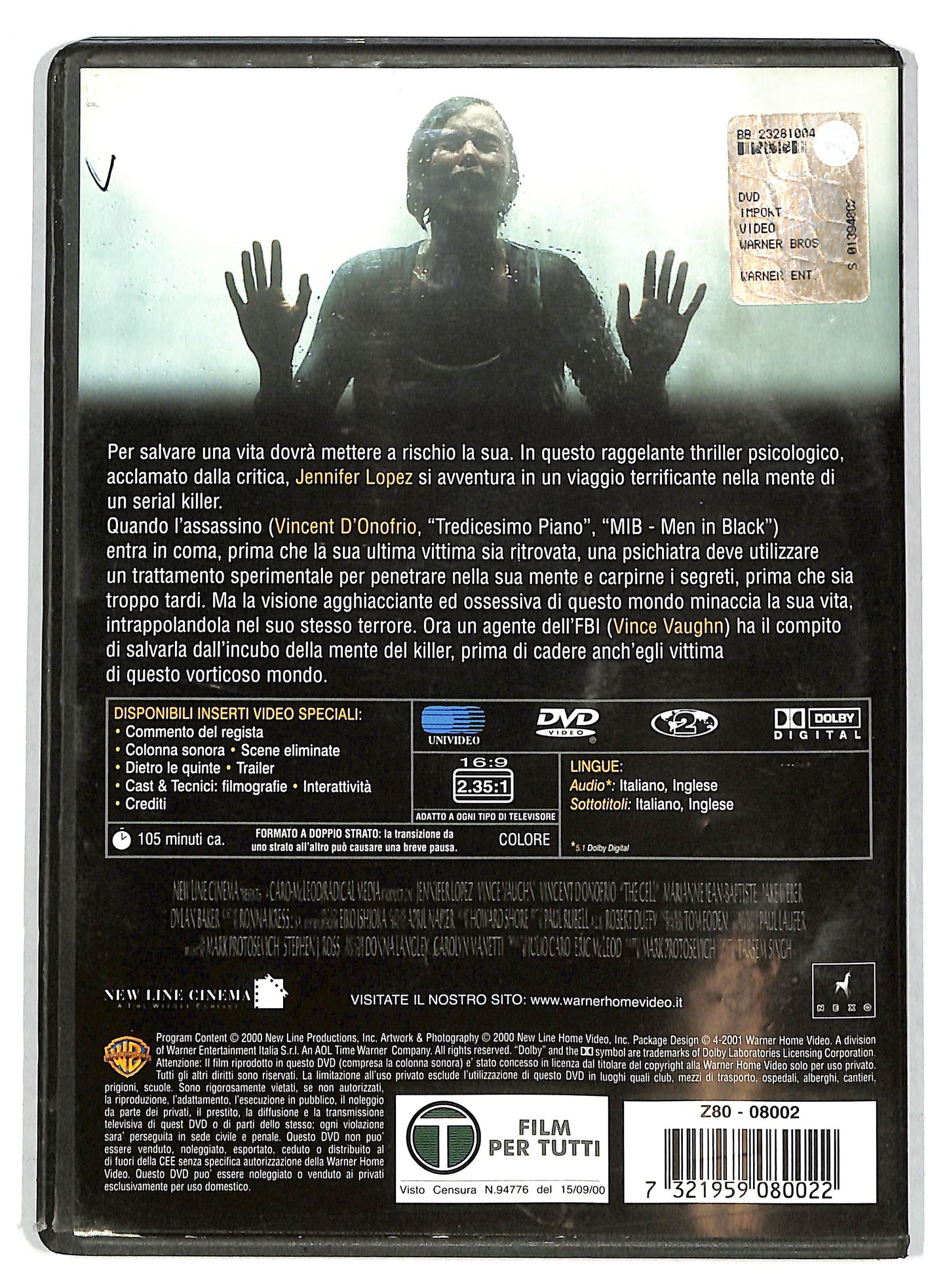 EBOND The Cell - La cellula DVD D724547