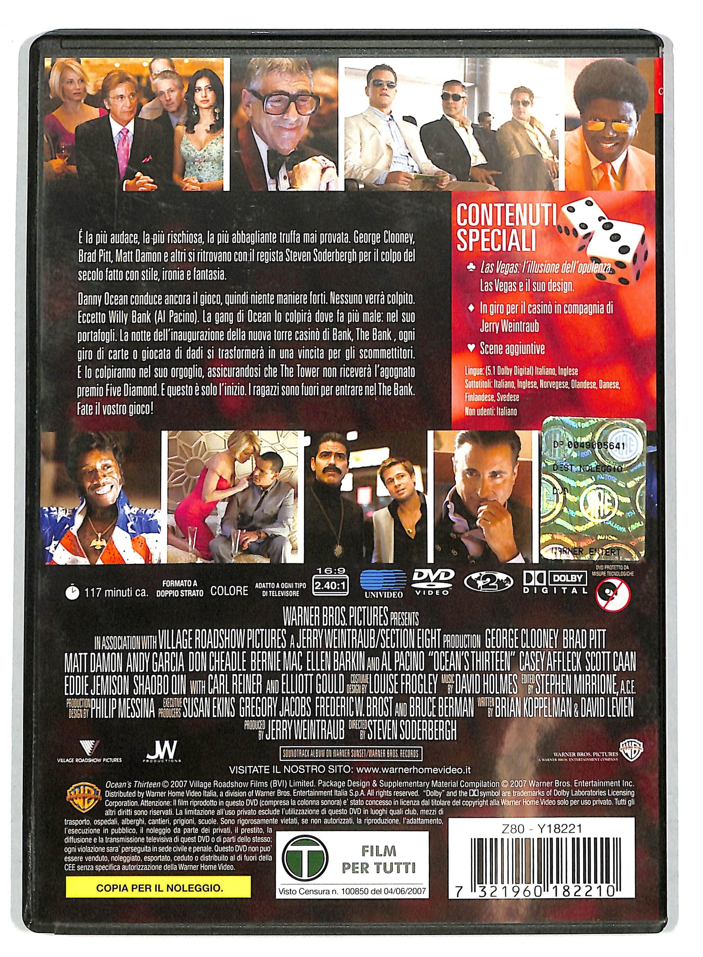 EBOND Ocean's Thirteen NOLEGGIO DVD D724640