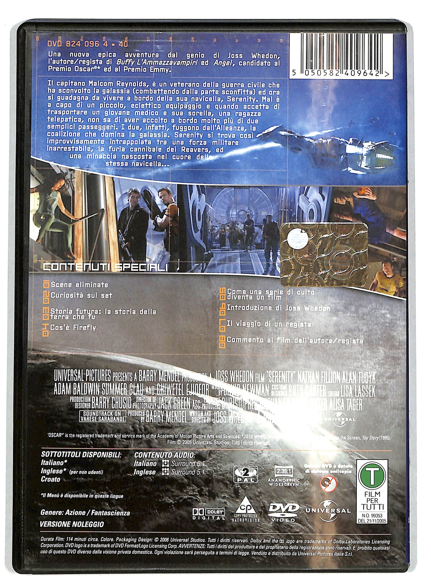 EBOND Serenity NOLEGGIO DVD D724644