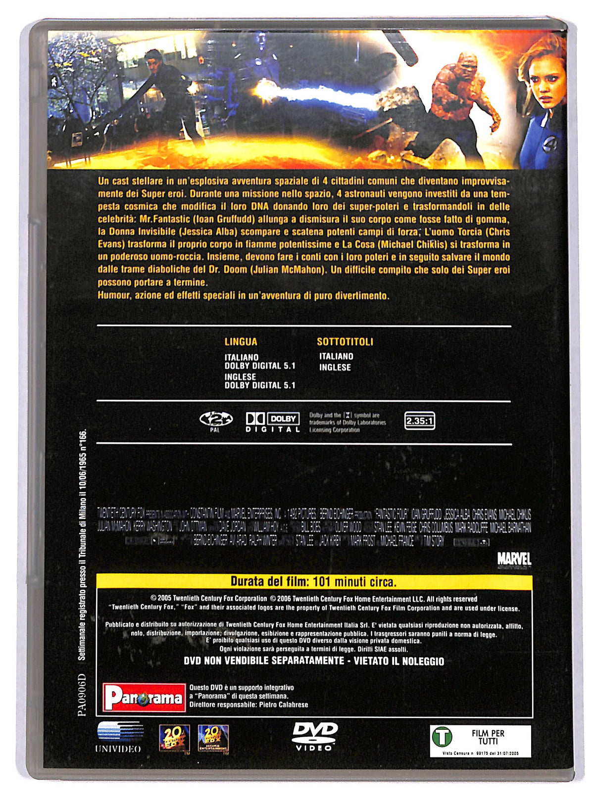 EBOND I Fantastici 4 DVD Editoriale EDITORIALE D724722