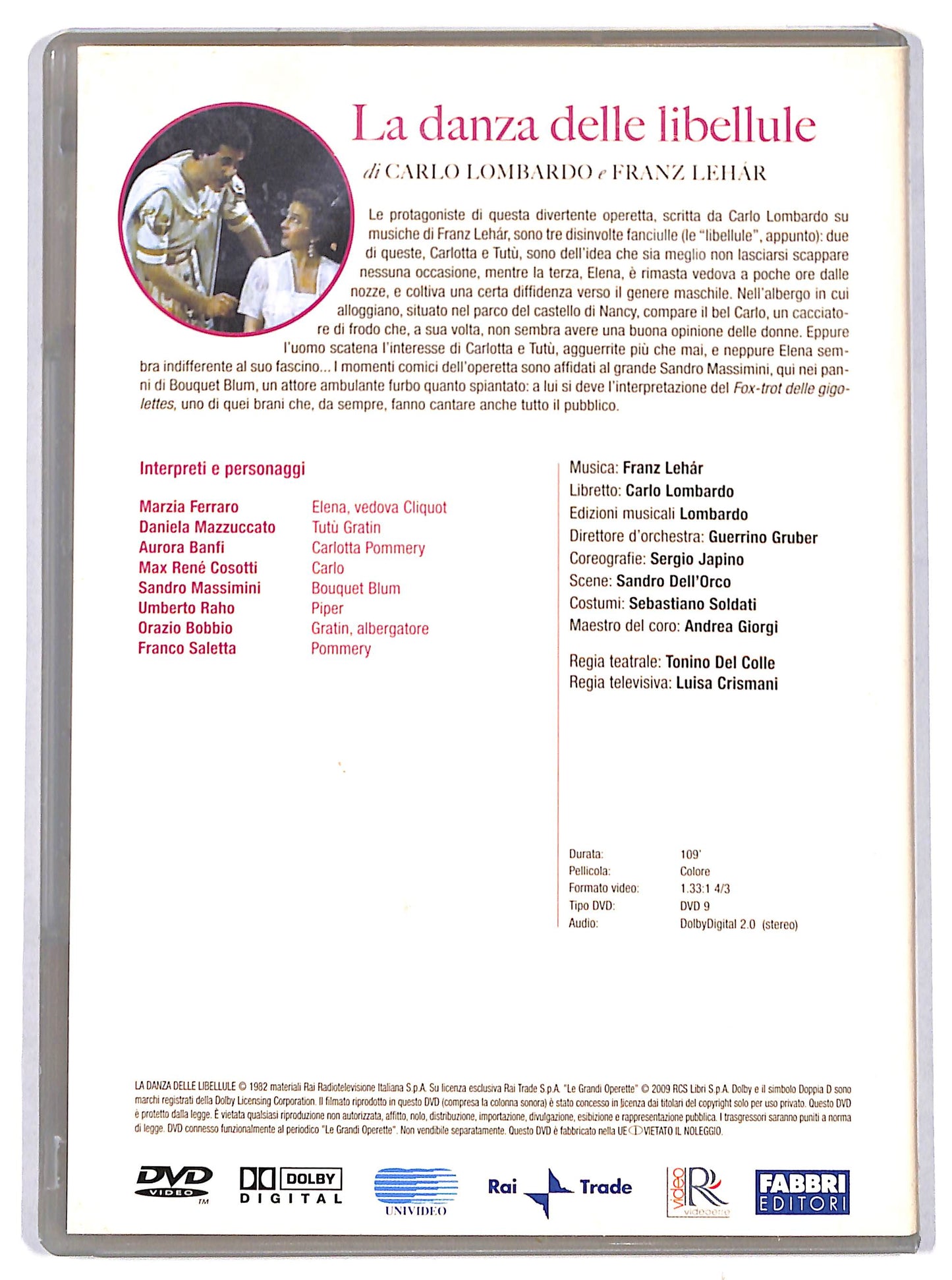 EBOND Le grandi operette -La danza delle libellule EDITORIALE DVD D724754