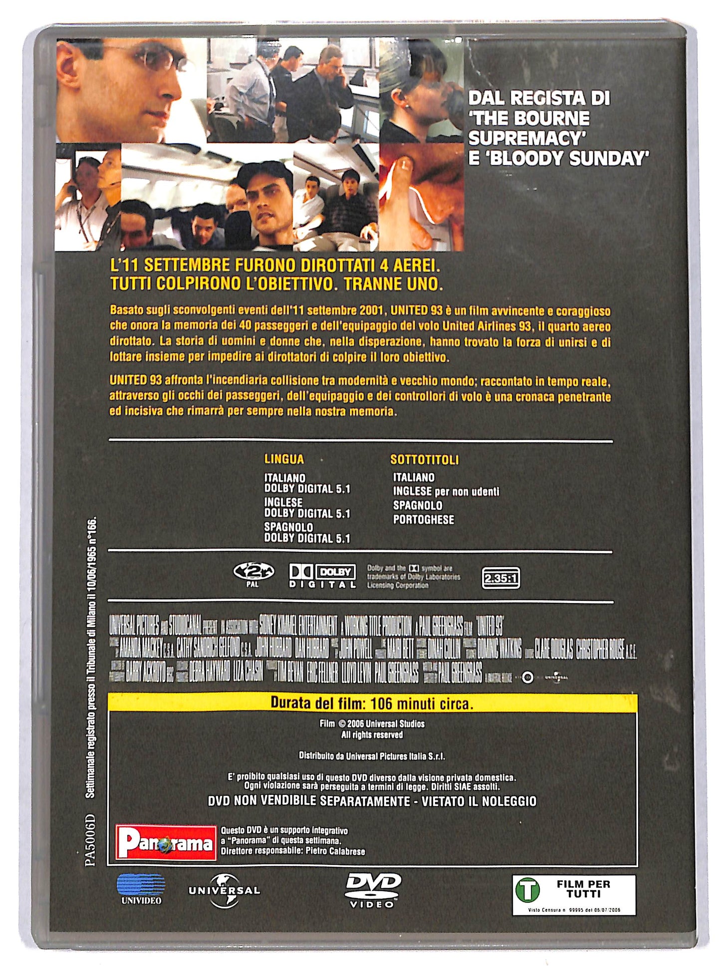 EBOND United 93 EDITORIALE DVD D724804