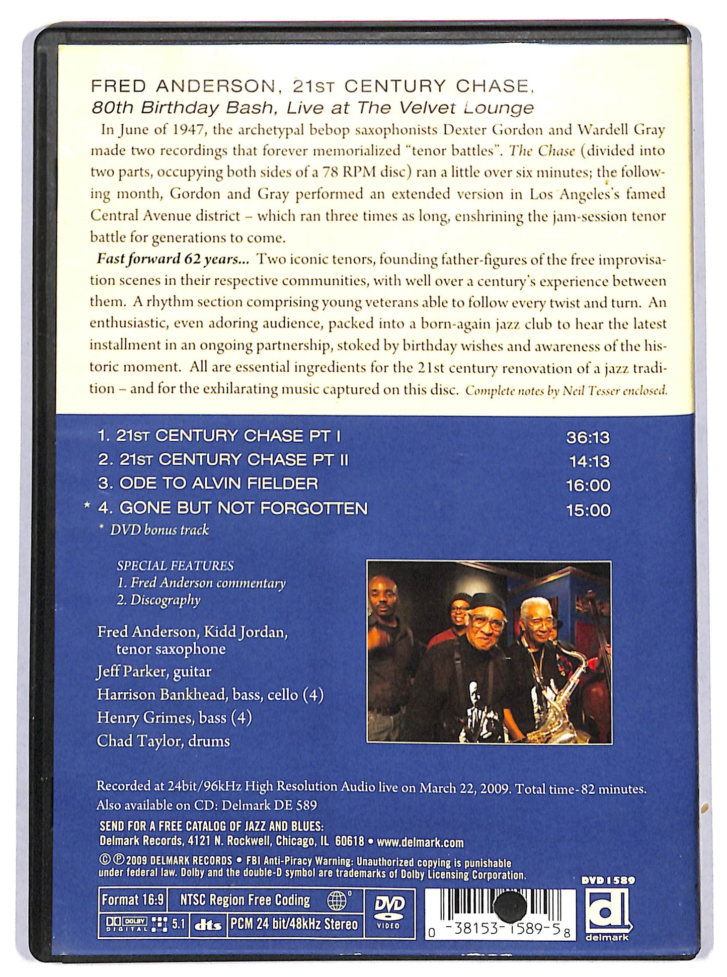 EBOND Fred Anderson 21 st Century Chase DVD D724842
