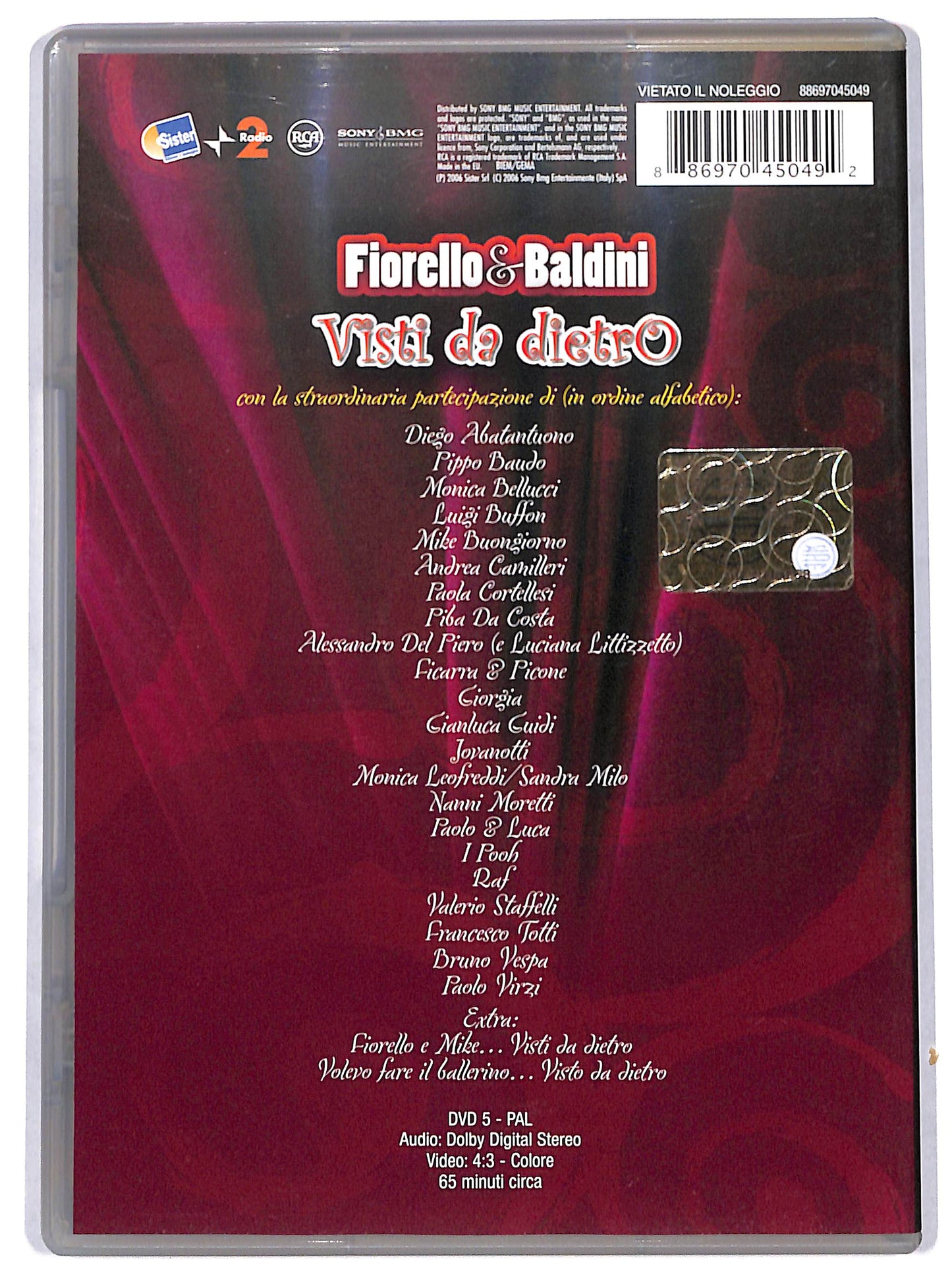 EBOND fiorello e baldini - visti da dietro DVD D724952