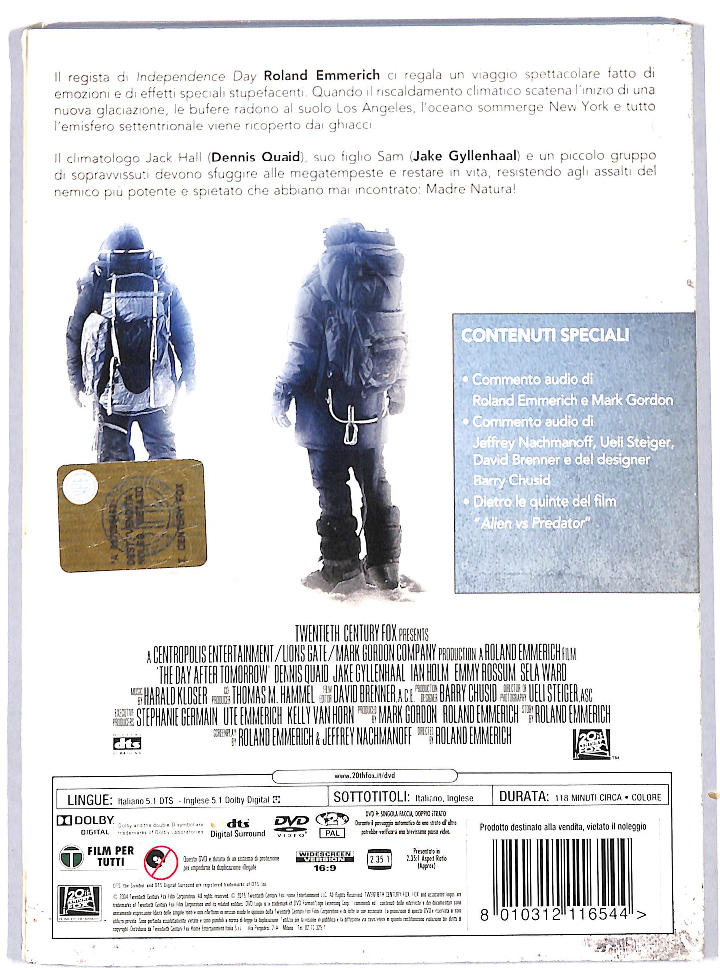 EBOND The day after tomorrow - l'alba del giorno dopo DVD D725050