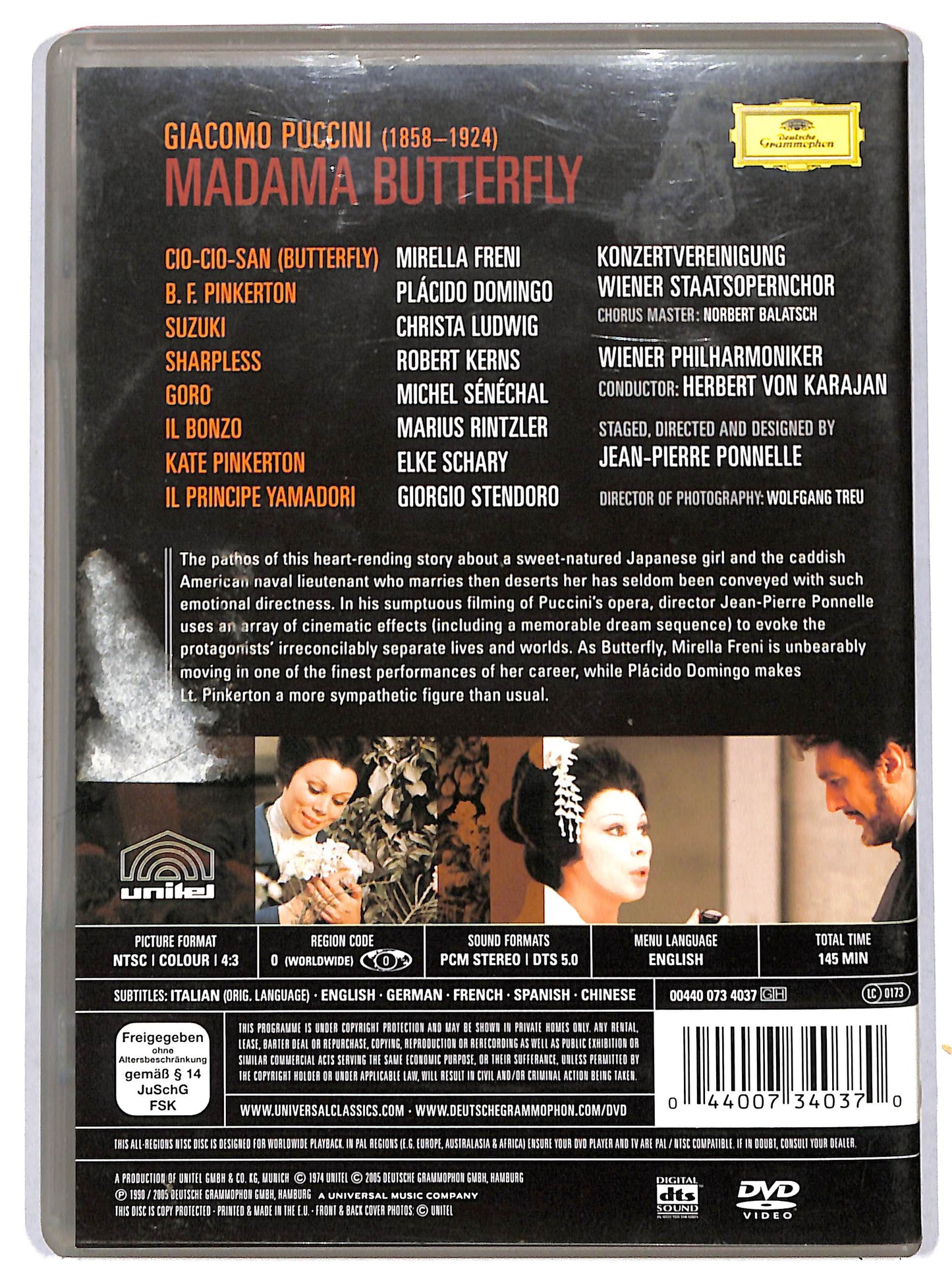 EBOND Madama Butterfly - Giacomo puccini 1858 - 1924 DVD D725124