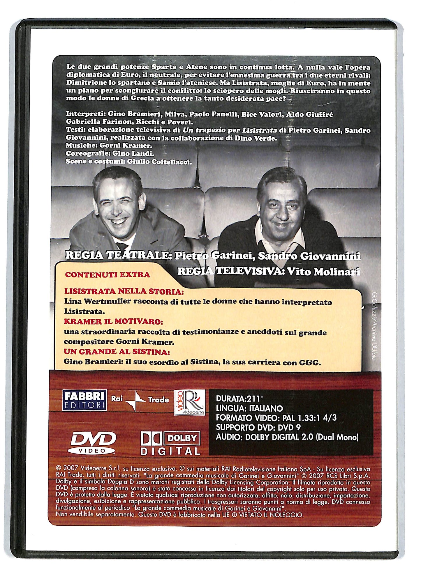 EBOND Mai di sabato signora Lisitrata EDITORIALE DVD D725250