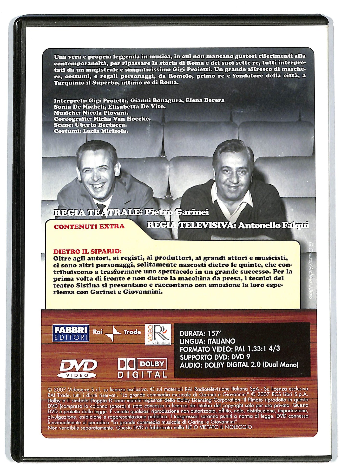 EBOND I 7 Re di Roma EDITORIALE DVD D725314