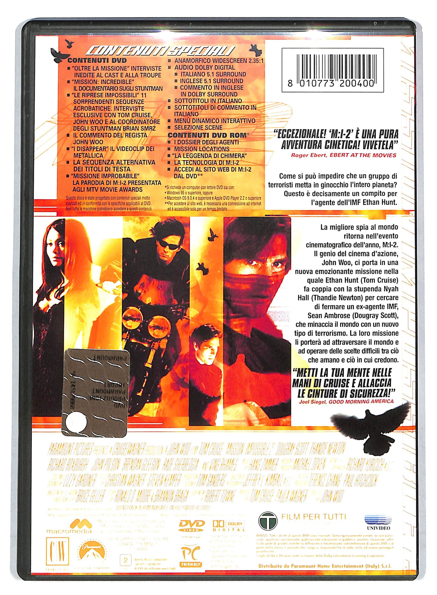 EBOND M:i-2 - Mission: Impossible 2 DVD D725339
