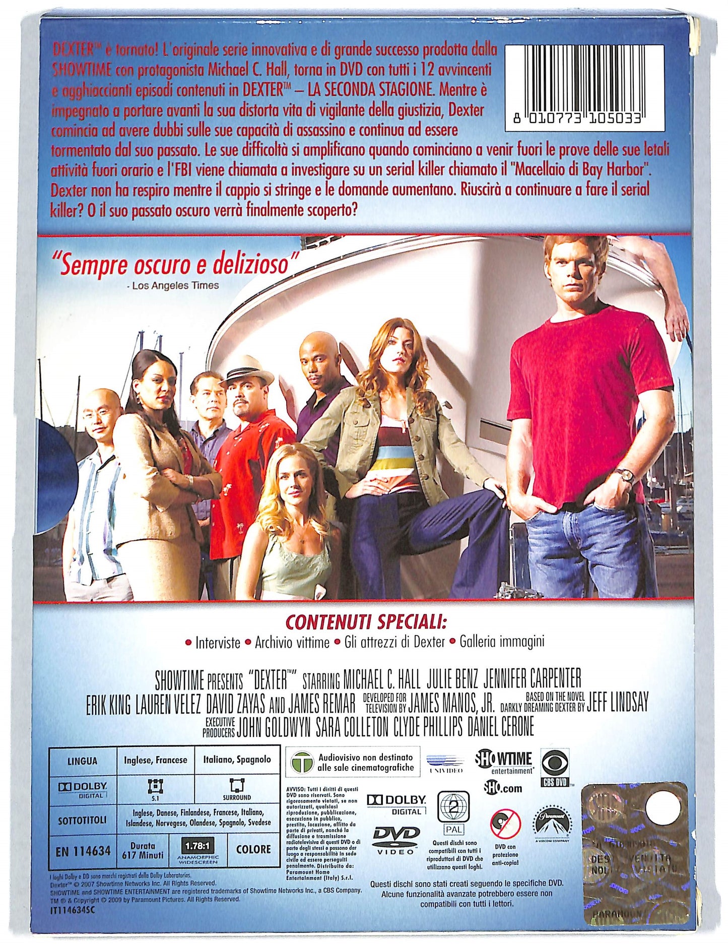 EBOND Dexter La Seconda Stagione DVD D725351