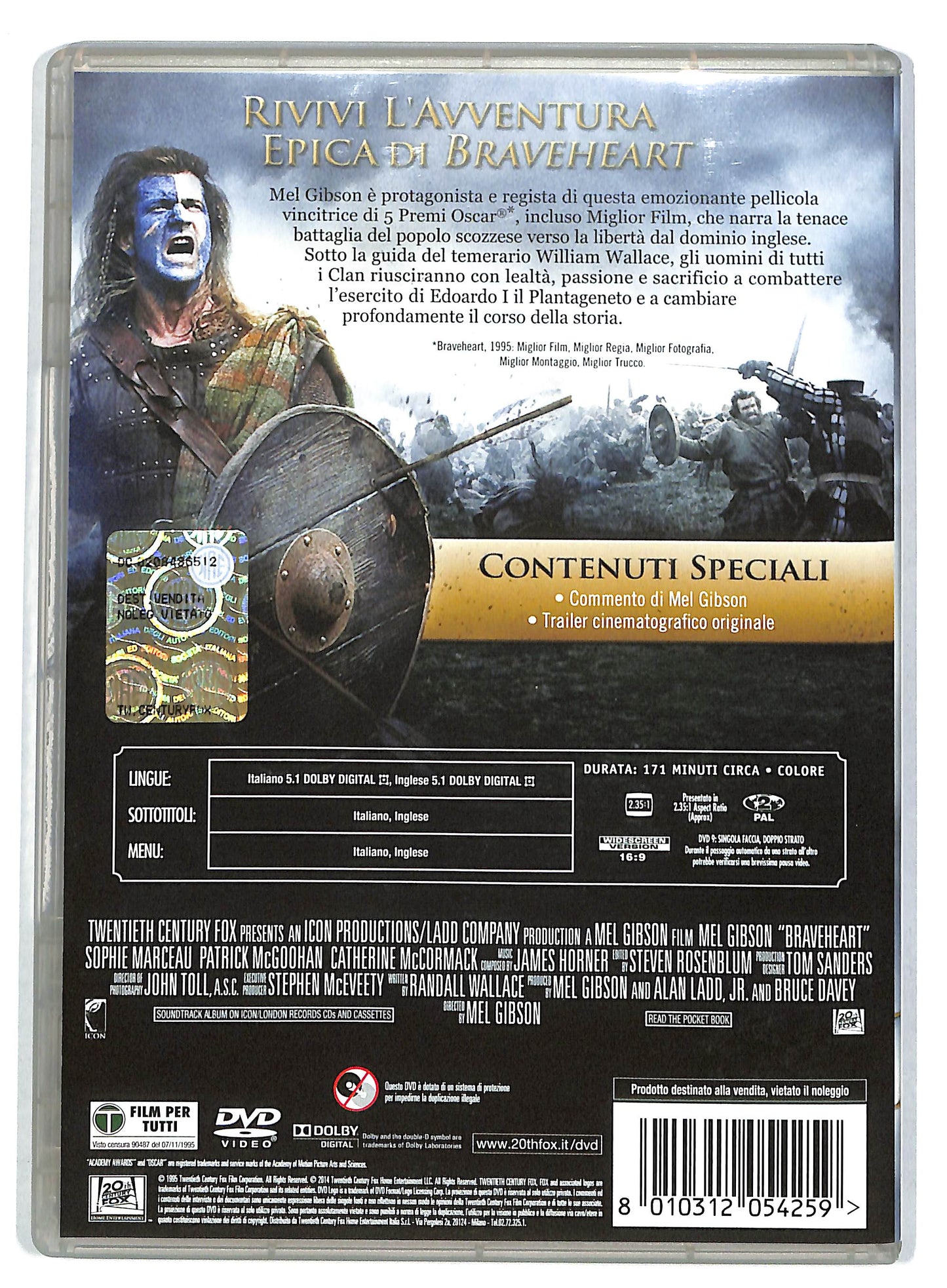 EBOND Braveheart DVD D725415