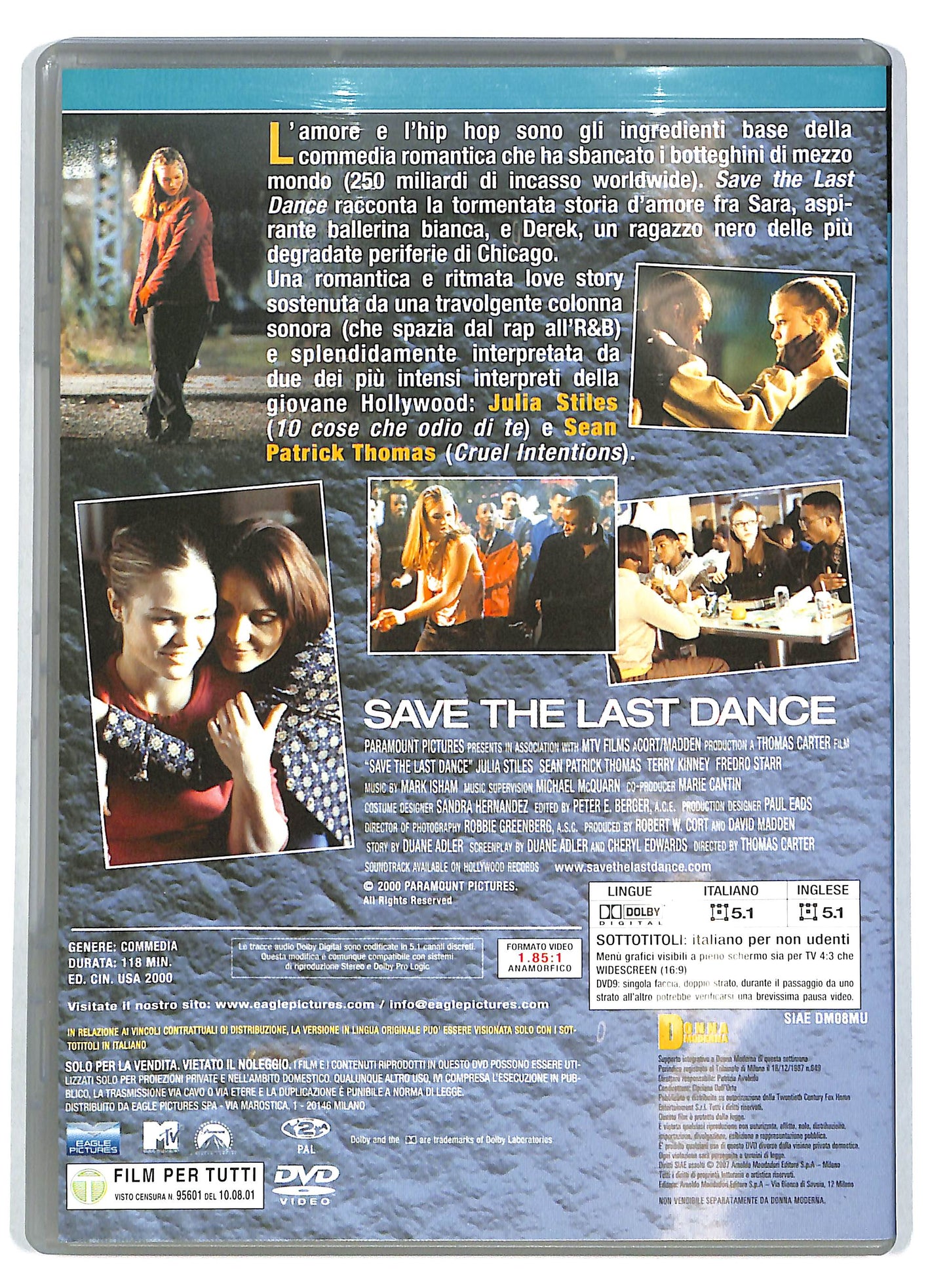 EBOND Save the Last Dance EDITORIALE DVD D725641