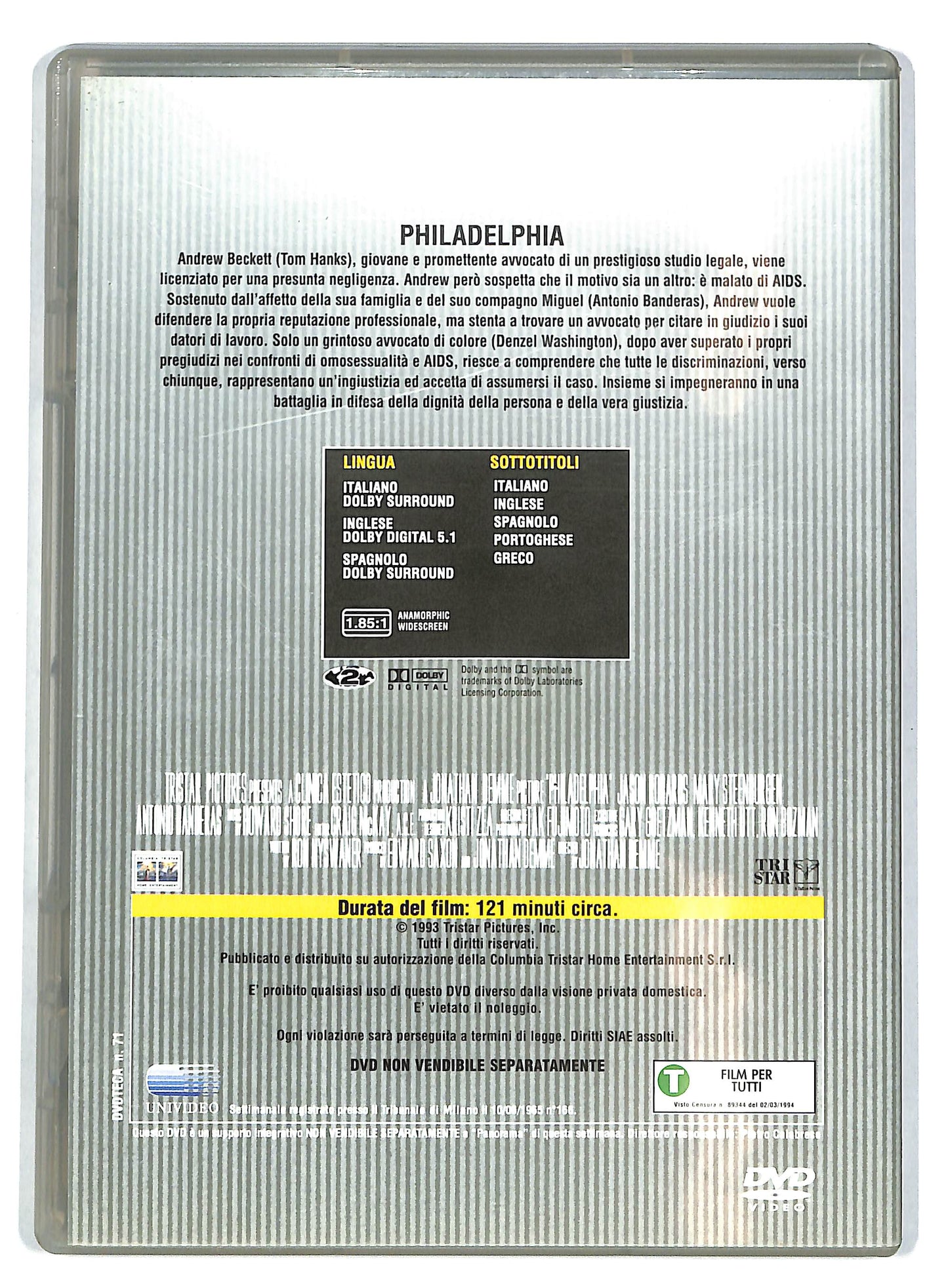 EBOND Philadelphia EDITORIALE DVD D725663