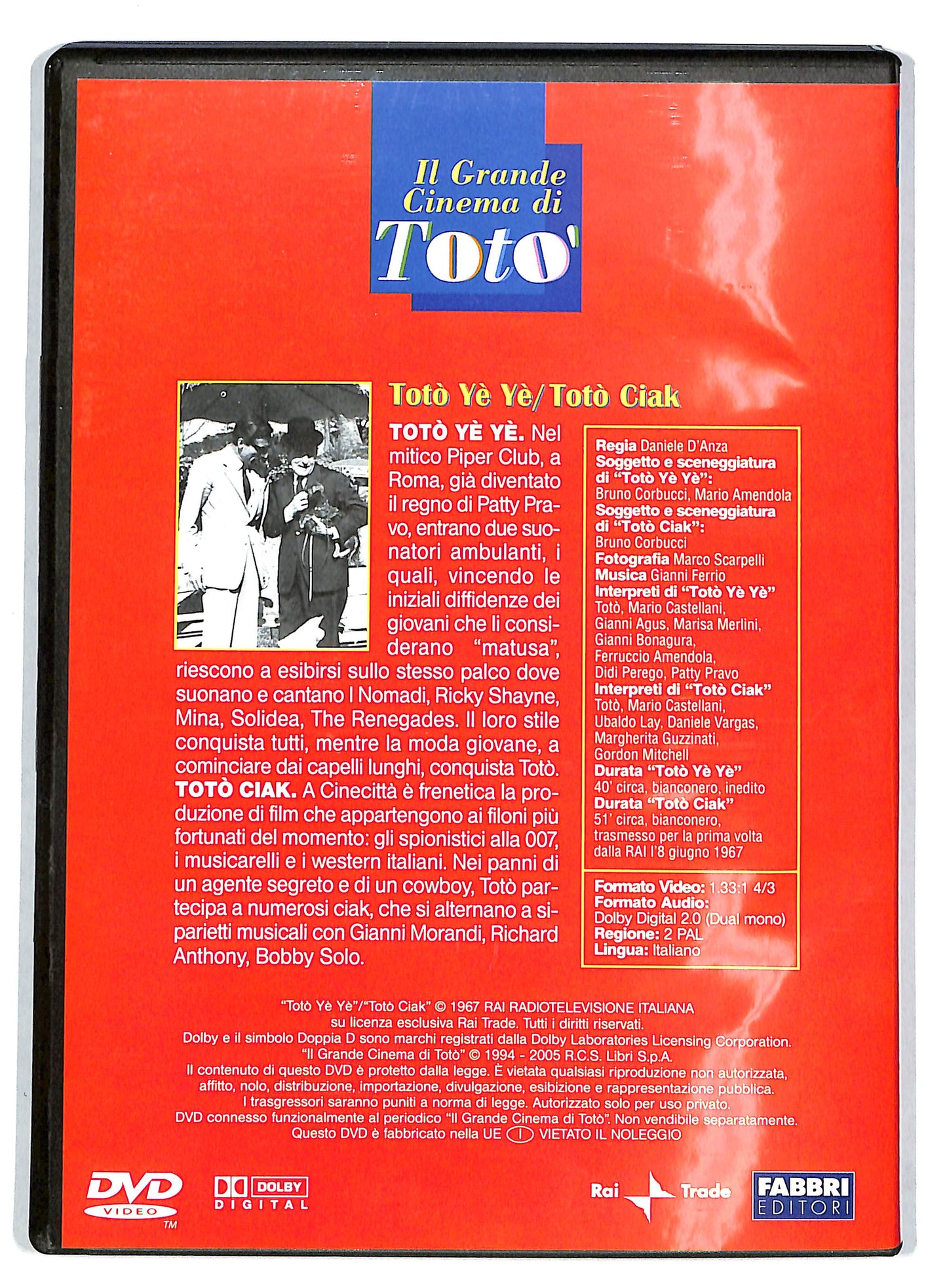 EBOND Toto ye ye/Toto ciak - EDITORIALE DVD D725750