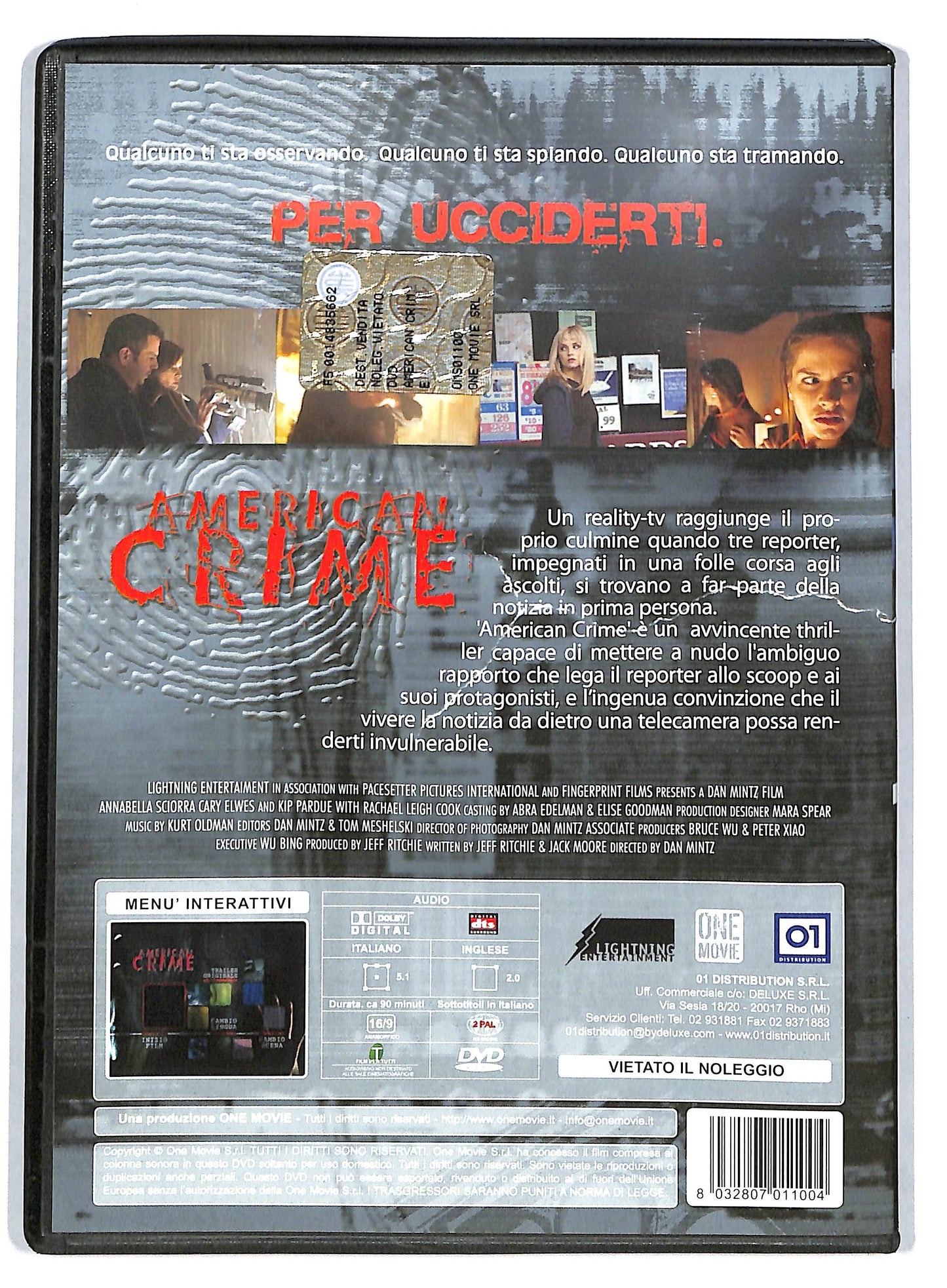 EBOND American Crime DVD D726036