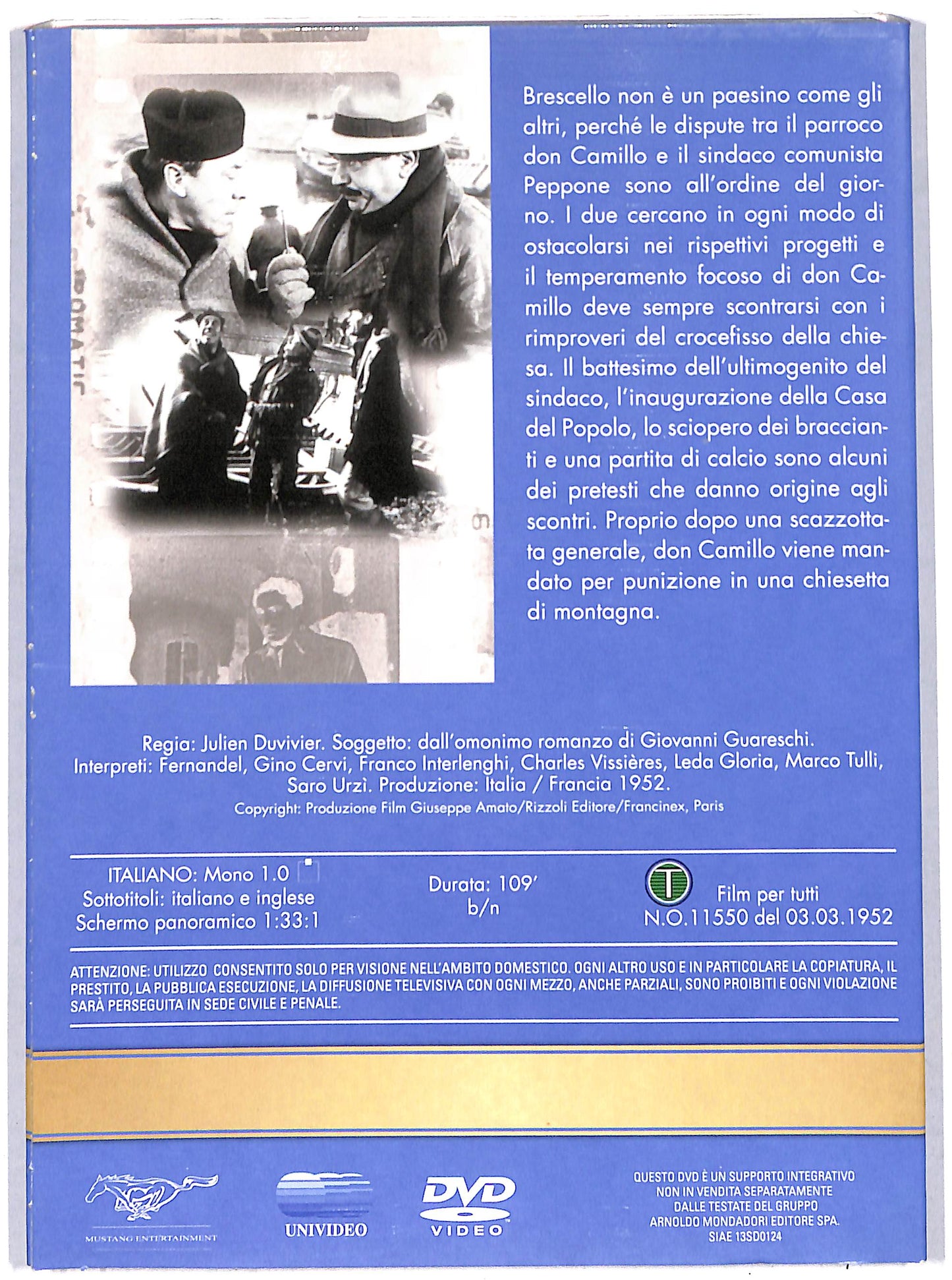EBOND Don Camillo EDITORIALE SLIPCASE DVD D726204