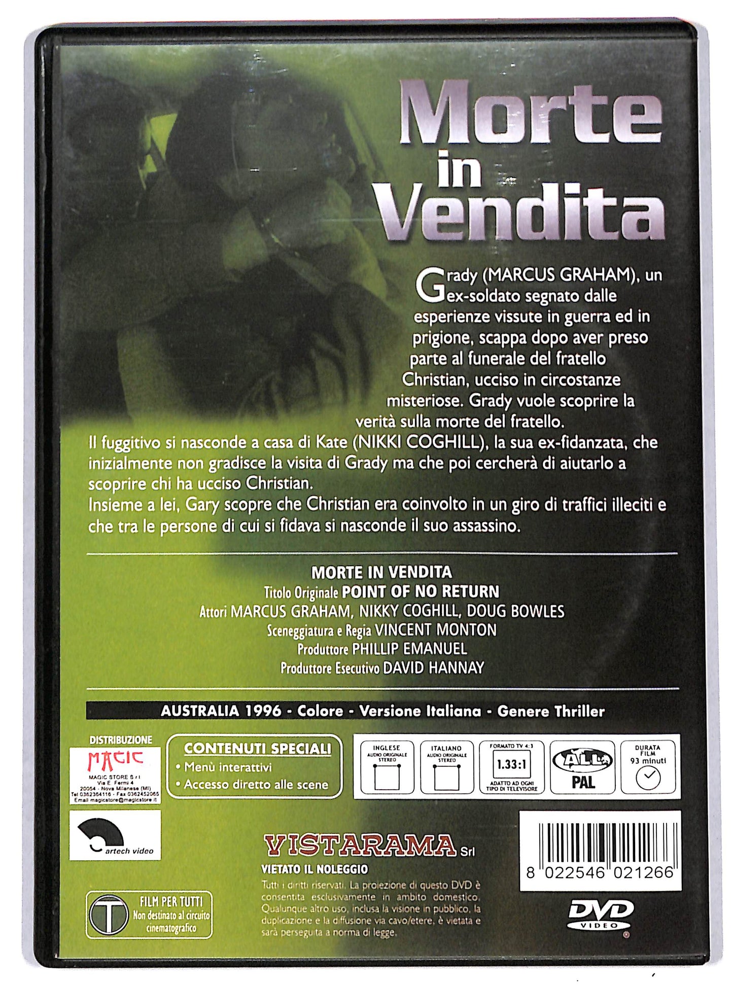EBOND morte in vendita DVD D726216