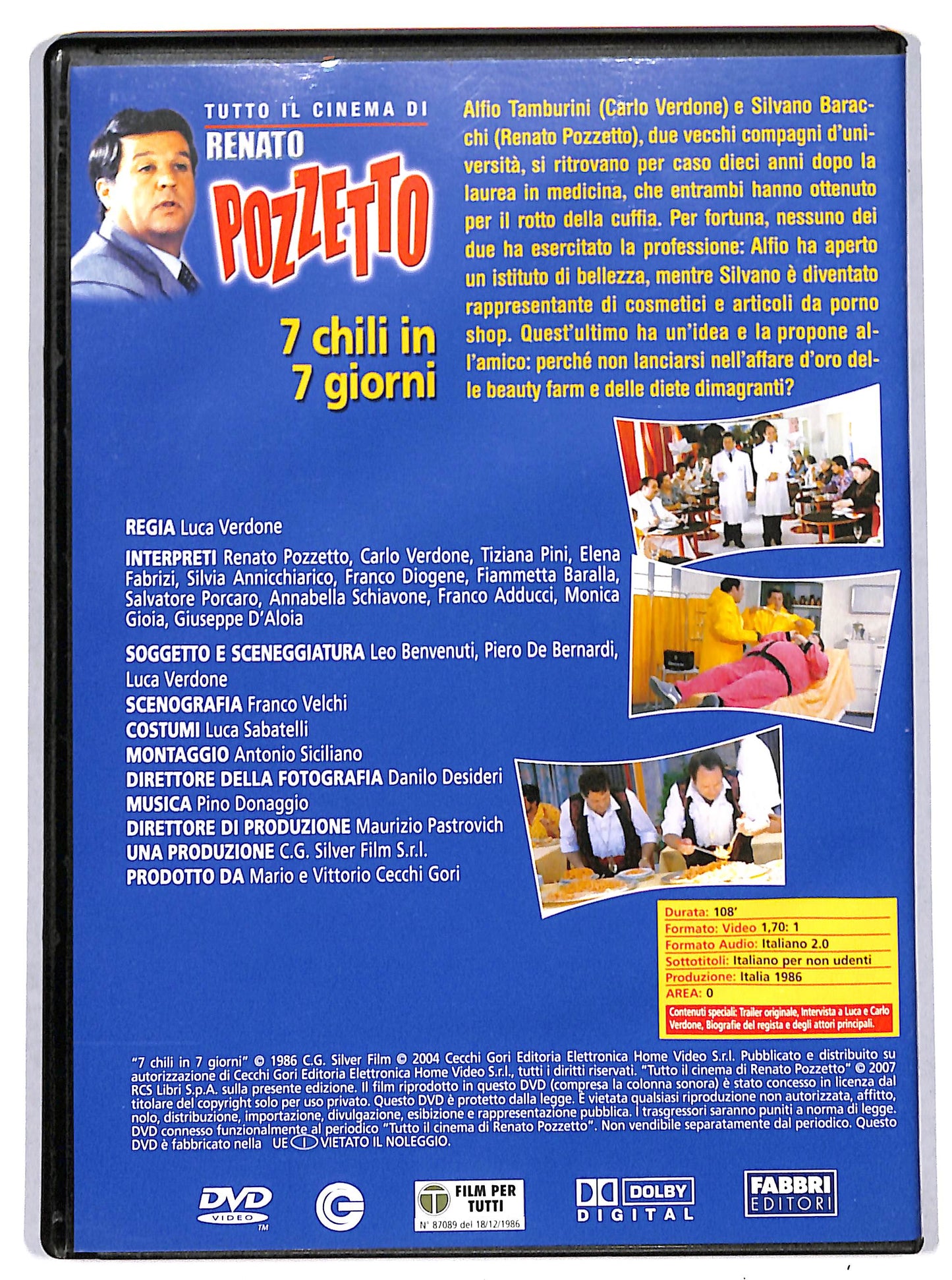 EBOND 7 chili in 7 giorni EDITORIALE DVD D726224