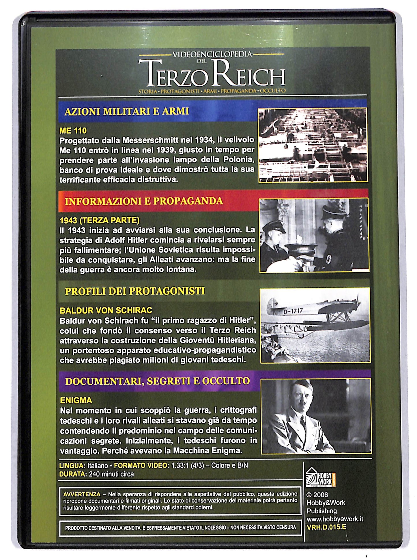 EBOND Videoenciclopedia del Terzo Reich Vol 15 EDITORIALE DVD D726340