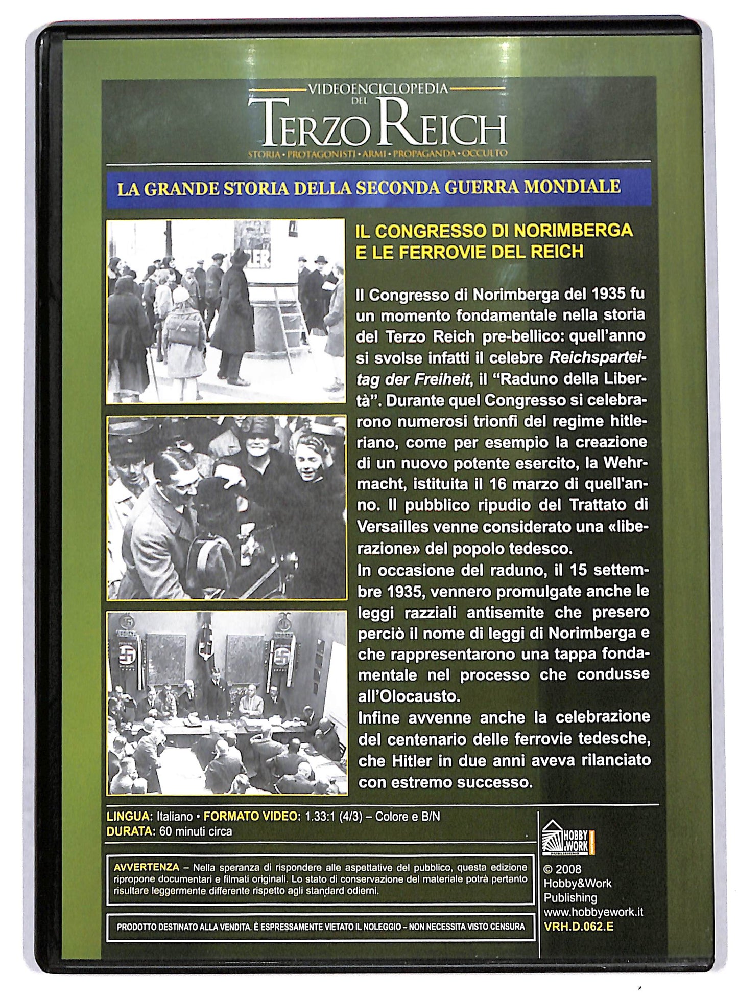 EBOND Videoenciclopedia del Terzo Reich Vol 62 EDITORIALE DVD D726359