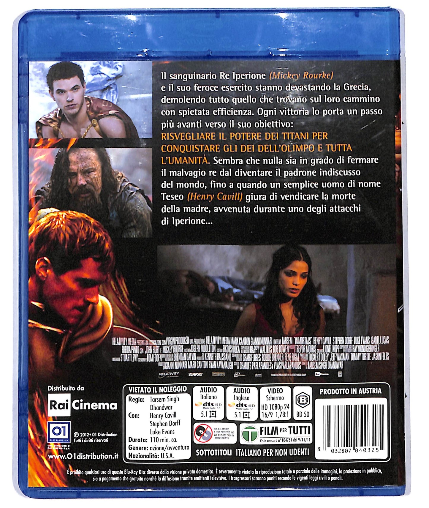 EBOND Immortals - BLURAY 2D + BLURAY 3D BLURAY D726458