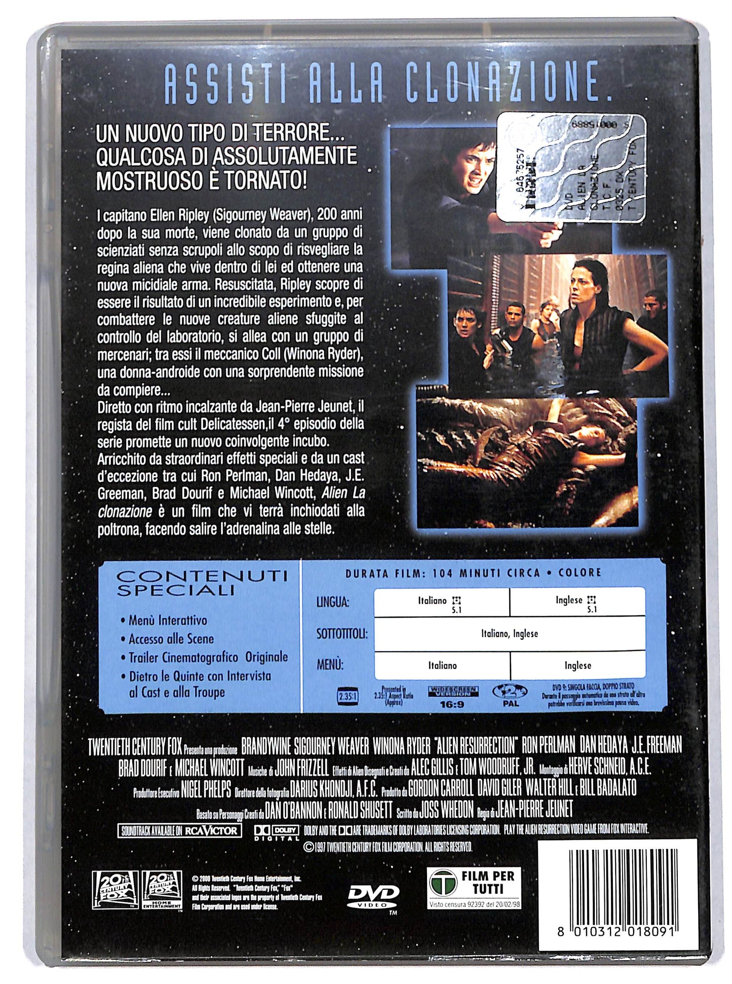 EBOND Alien - La clonazione DVD D726516