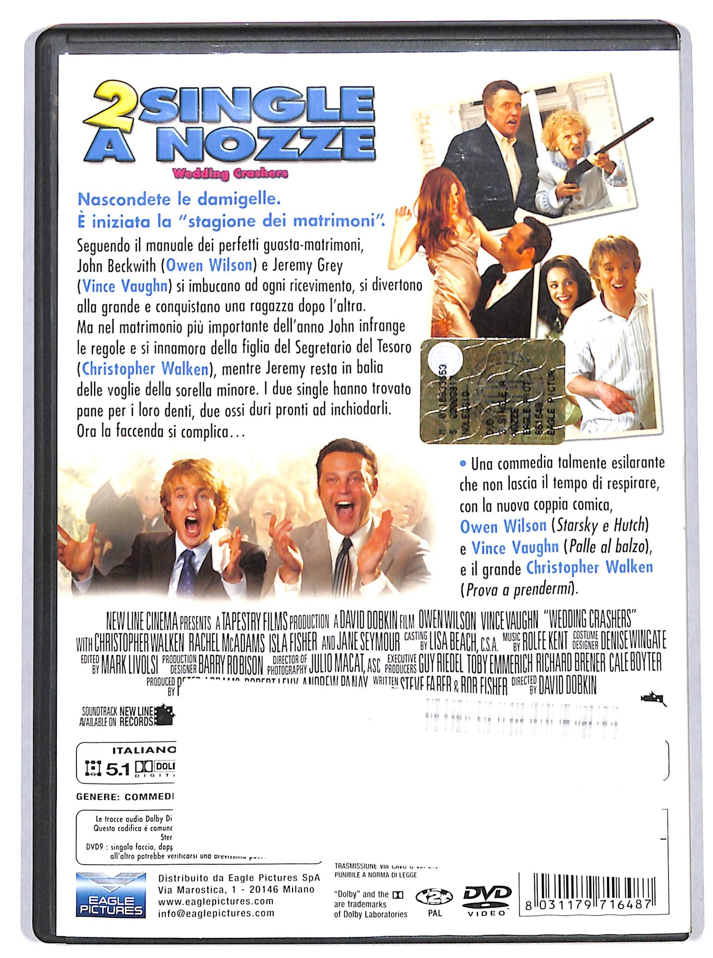 EBOND 2 single a nozze - Wedding Crashers DVD D726525