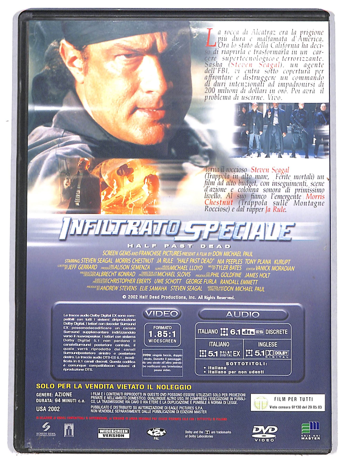 EBOND Infiltrato Speciale EDITORIALE DVD D726557