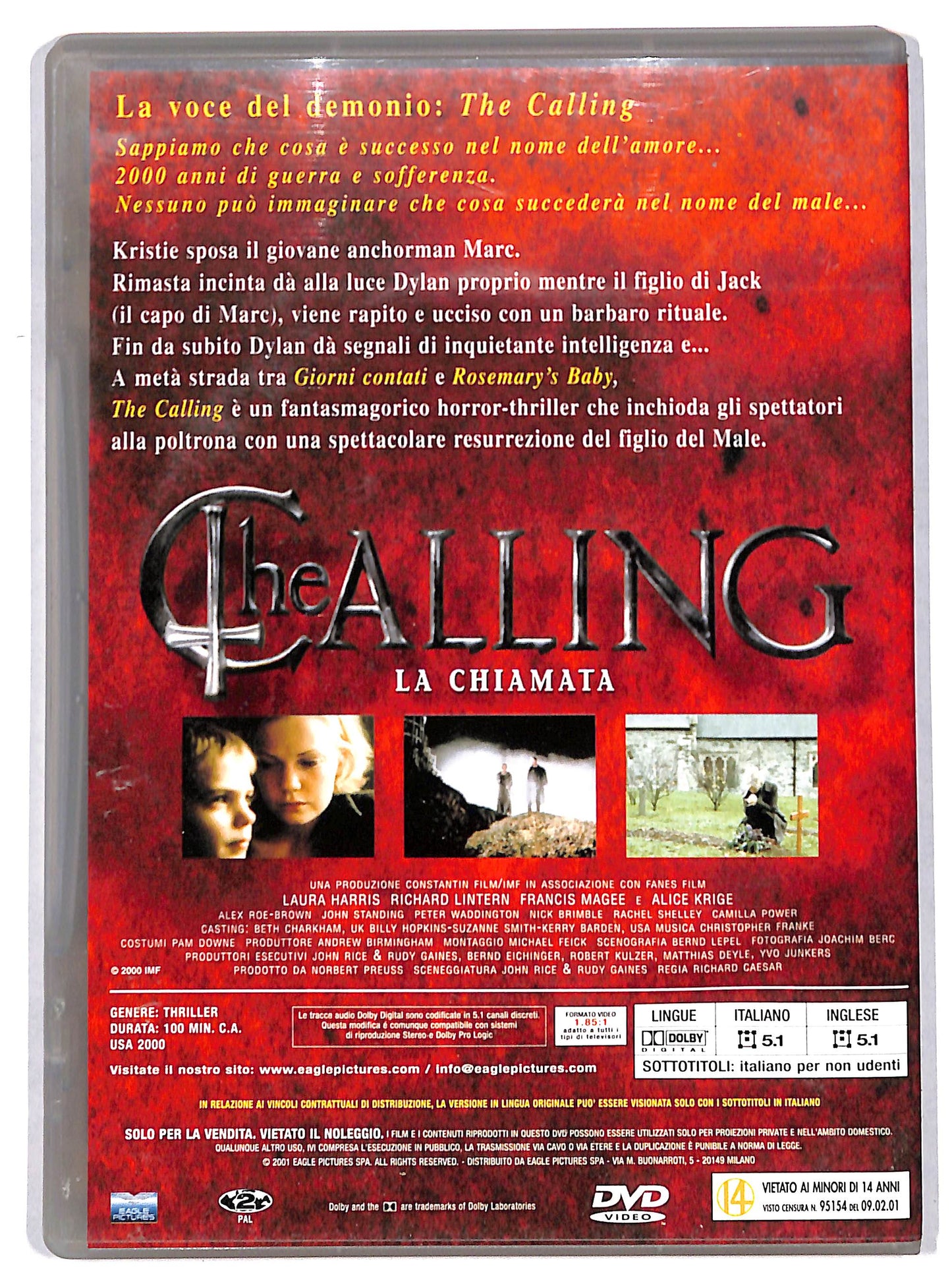 EBOND The Calling La Chiamata DVD D726558
