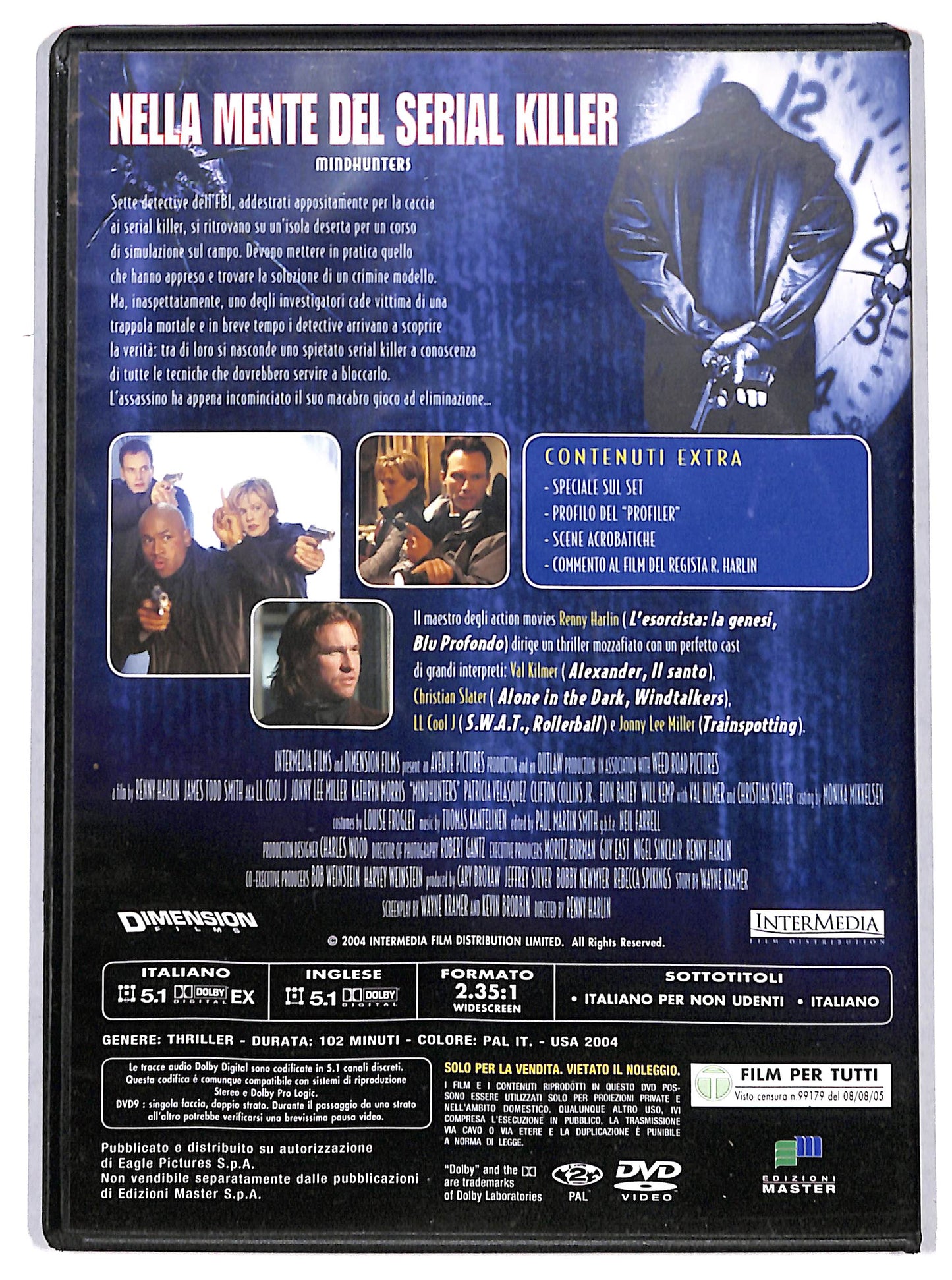 EBOND Nella mente del serial killer EDITORIALE DVD D726562