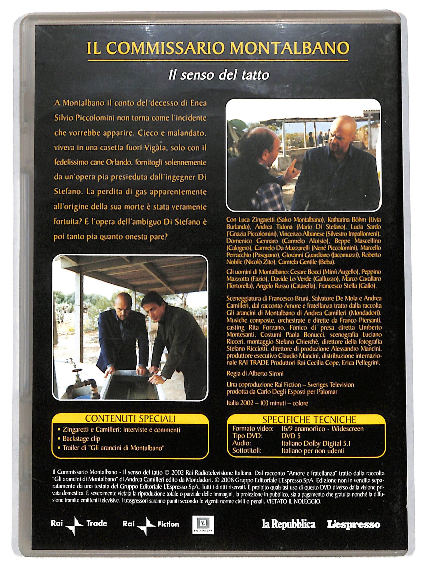 EBOND Il Senso Del Tatto Il Commissario Montalbano Vol.7 EDITORIALE DVD D726604