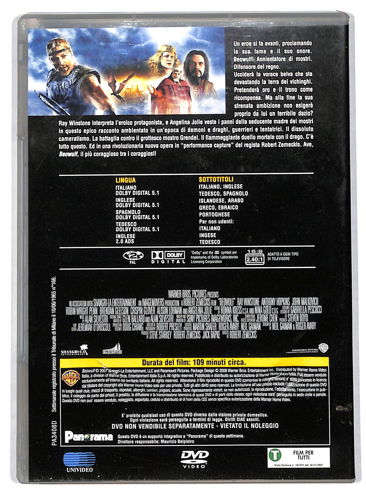 EBOND La leggenda di Beowulf EDITORIALE DVD D726611