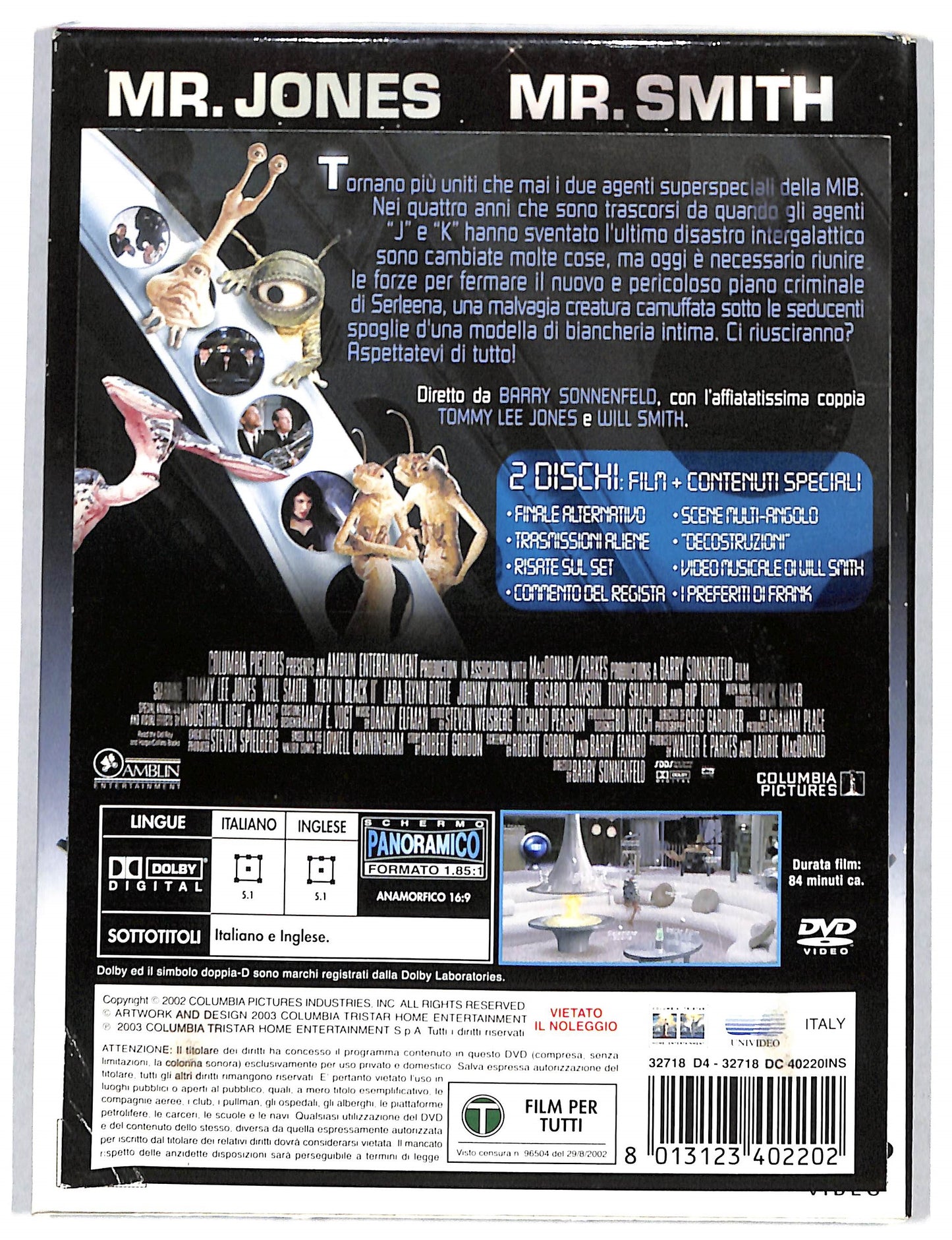 EBOND Men in Black 2 (2 dischi) DIGIPACK DVD D726643