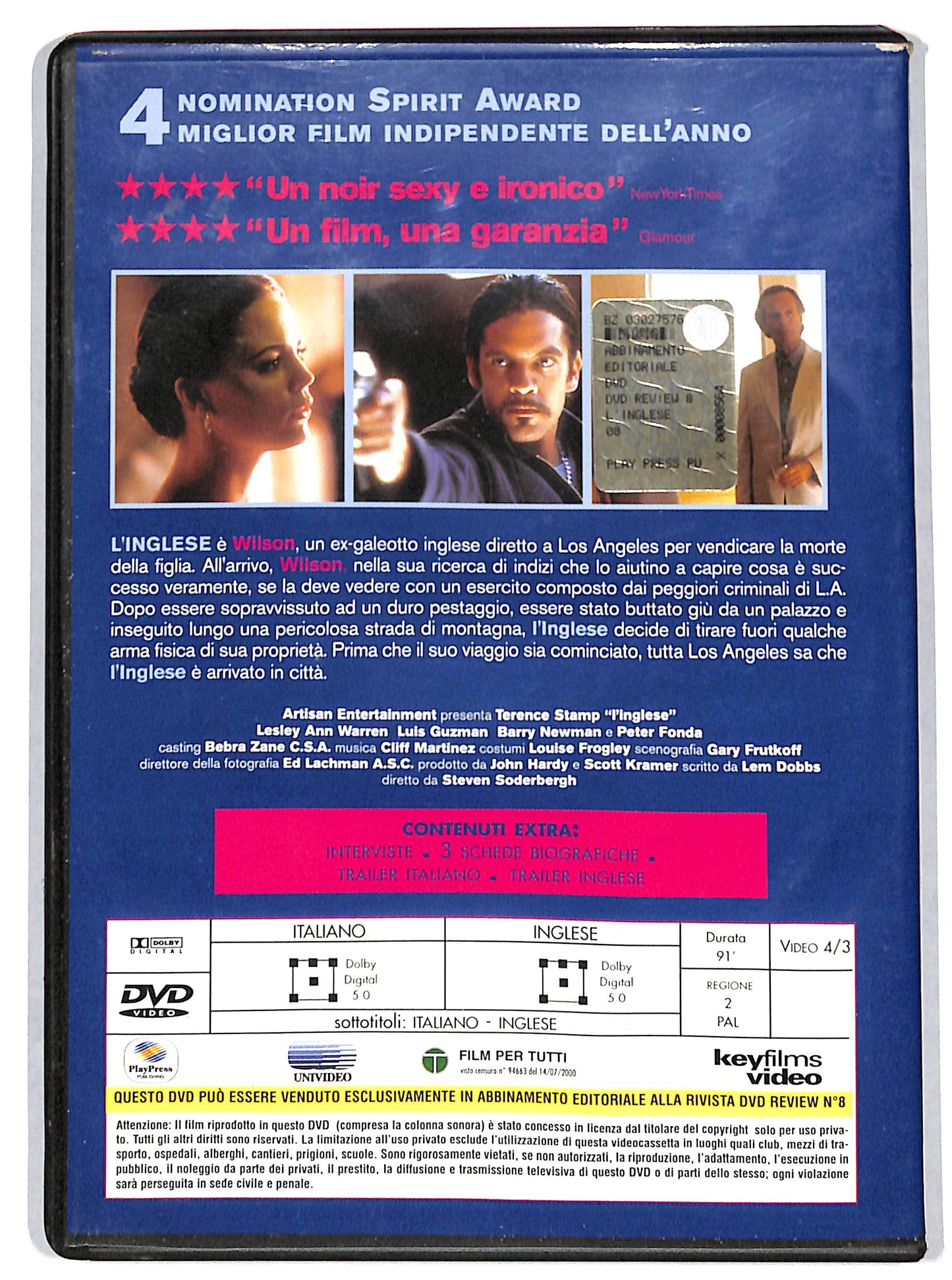 EBOND L'inglese - The Limey DVD Editoriale EDITORIALE D726662