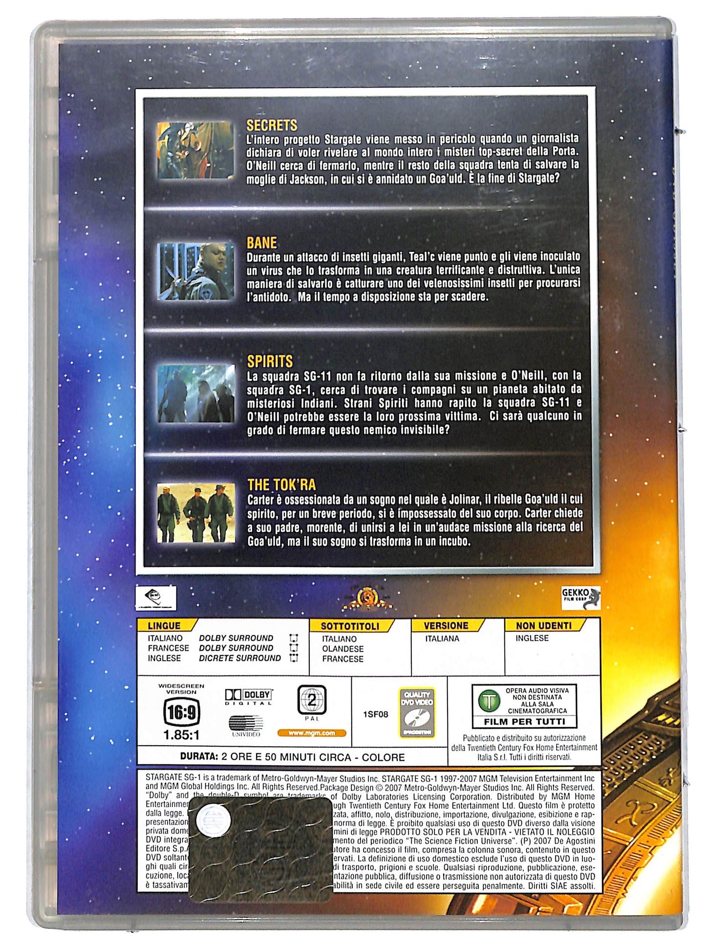 EBOND Stargate dvd odissey stargate sg1 file 30 - 33 EDITORIALE DVD D726768