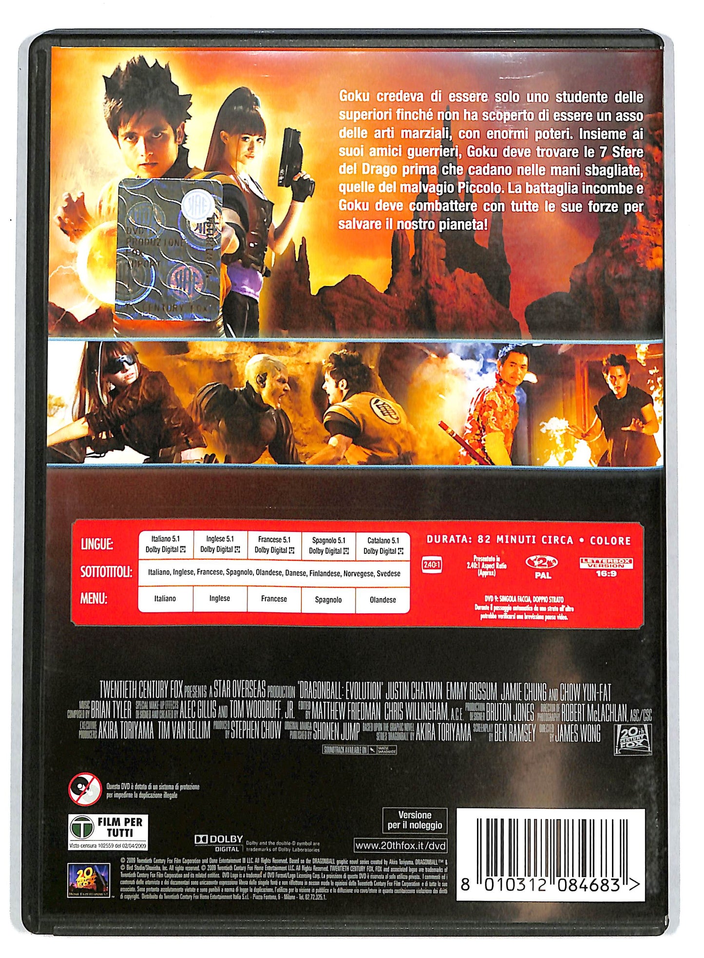 EBOND Dragonball Evolution NOLEGGIO DVD D726830