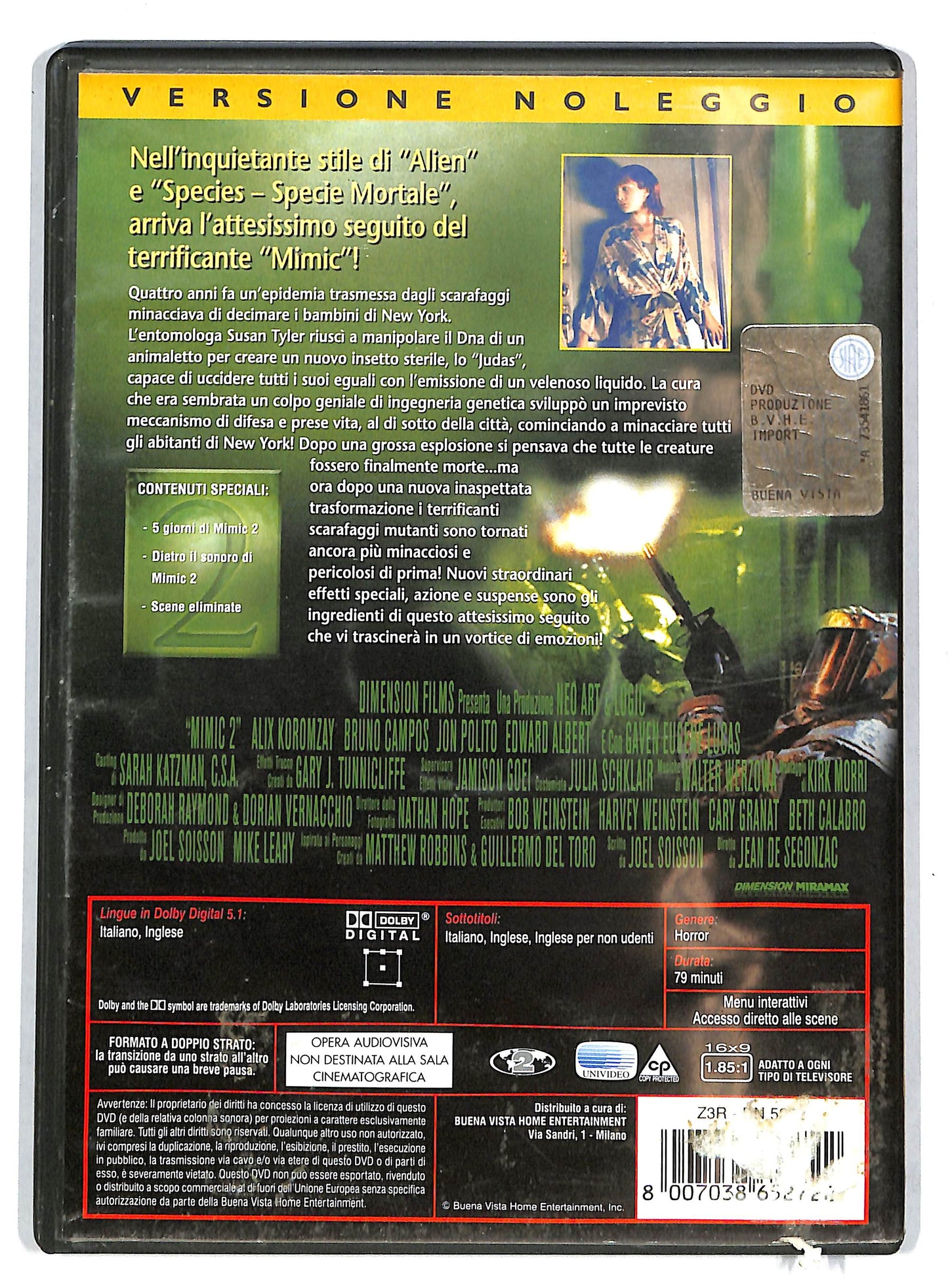 EBOND Mimic 2 NOLEGGIO DVD D726925
