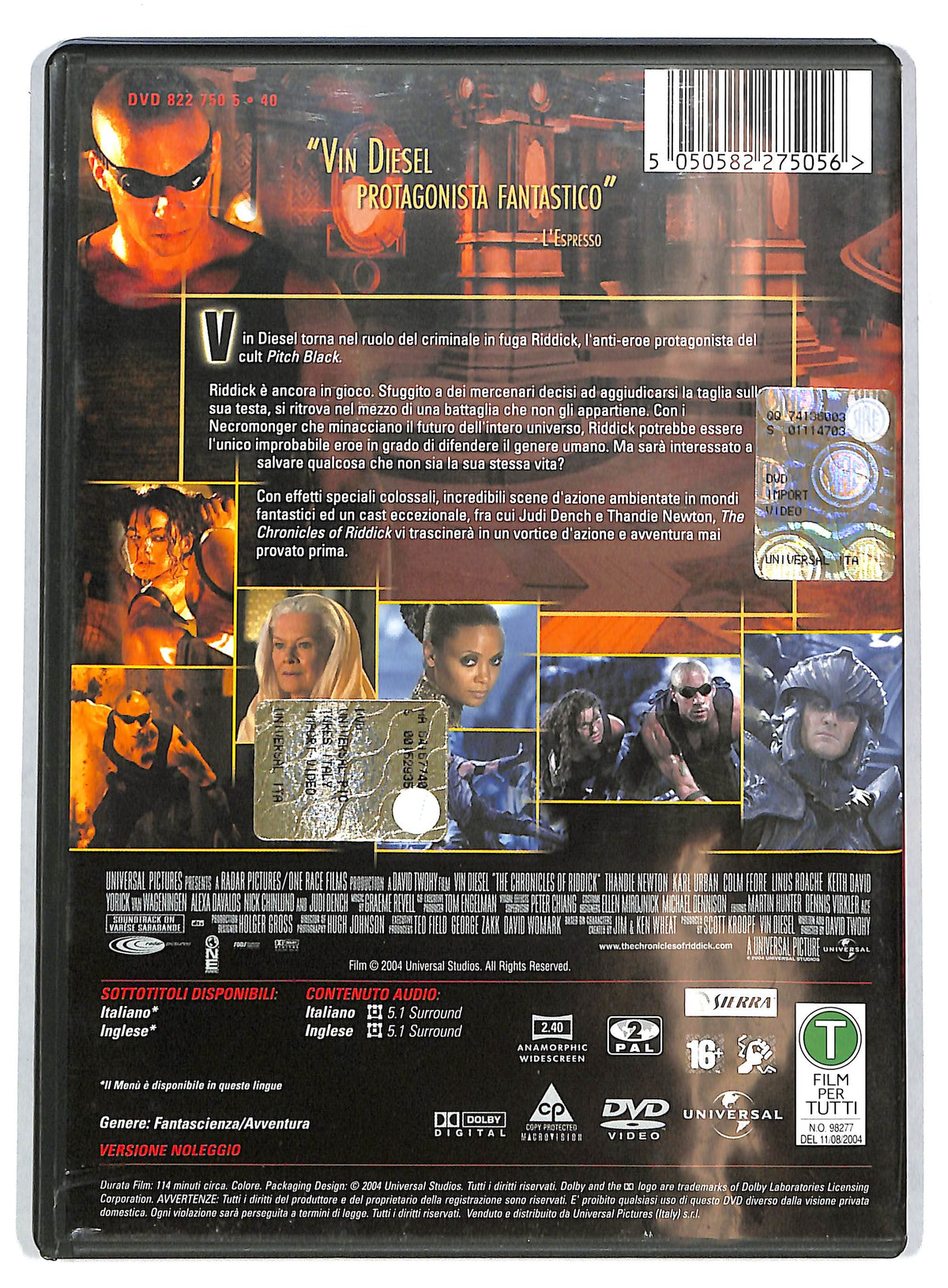 EBOND The Chronicles Of Riddick DVD Ex Noleggio NOLEGGIO D727003