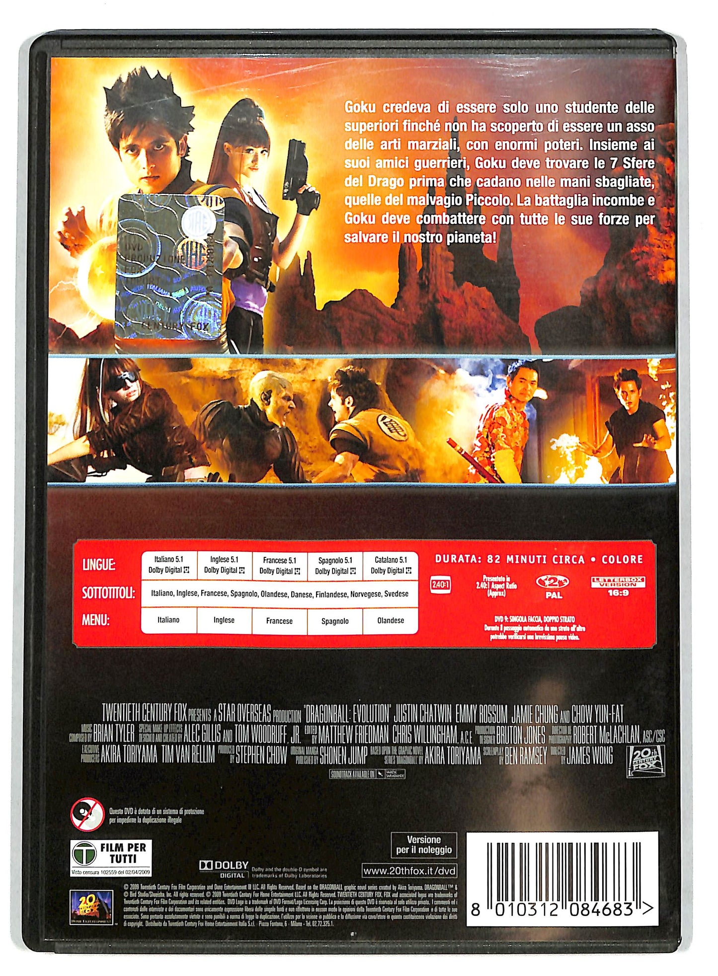 EBOND Dragonball Evolution NOLEGGIO DVD D727029
