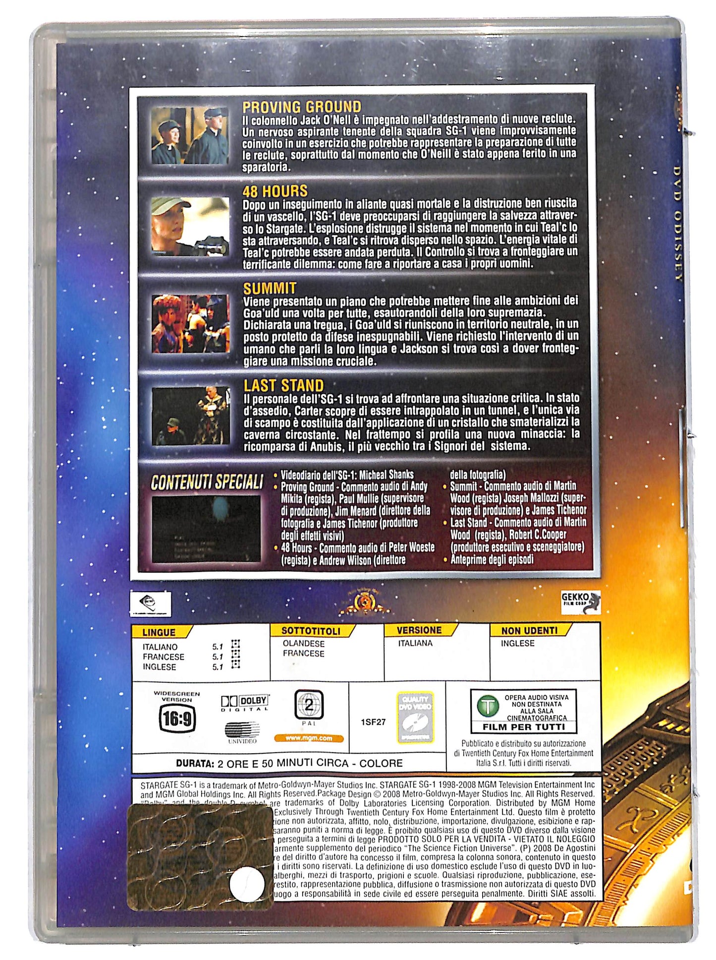 EBOND Stargate sg-1 file 102 - 105 EDITORIALE DVD D727209