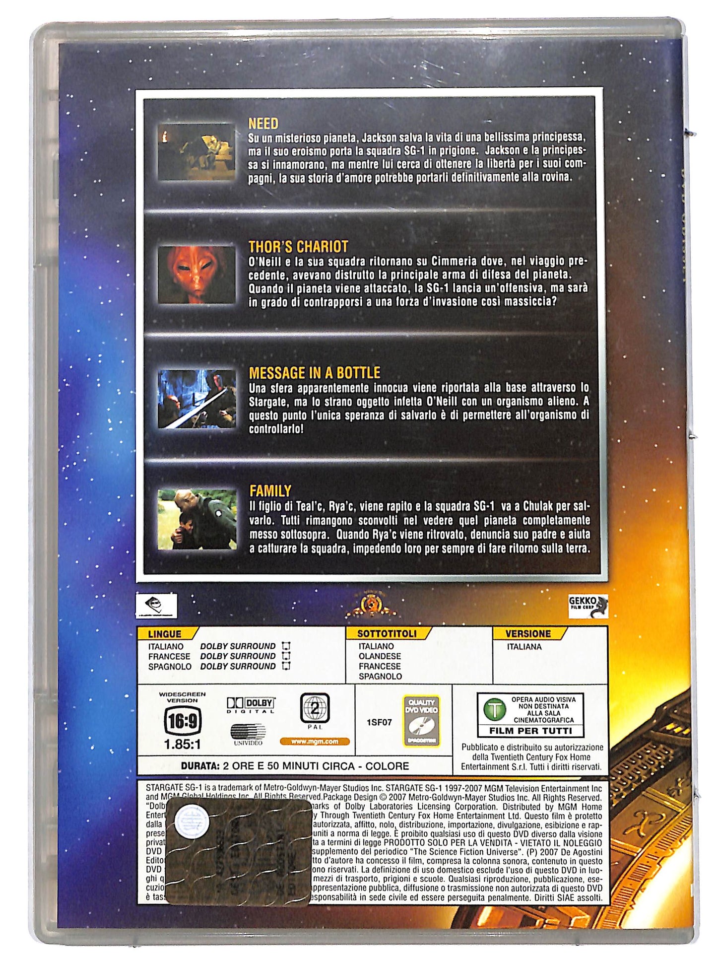 EBOND Stargate sg-1 file 26 - 29 EDITORIALE DVD D727219