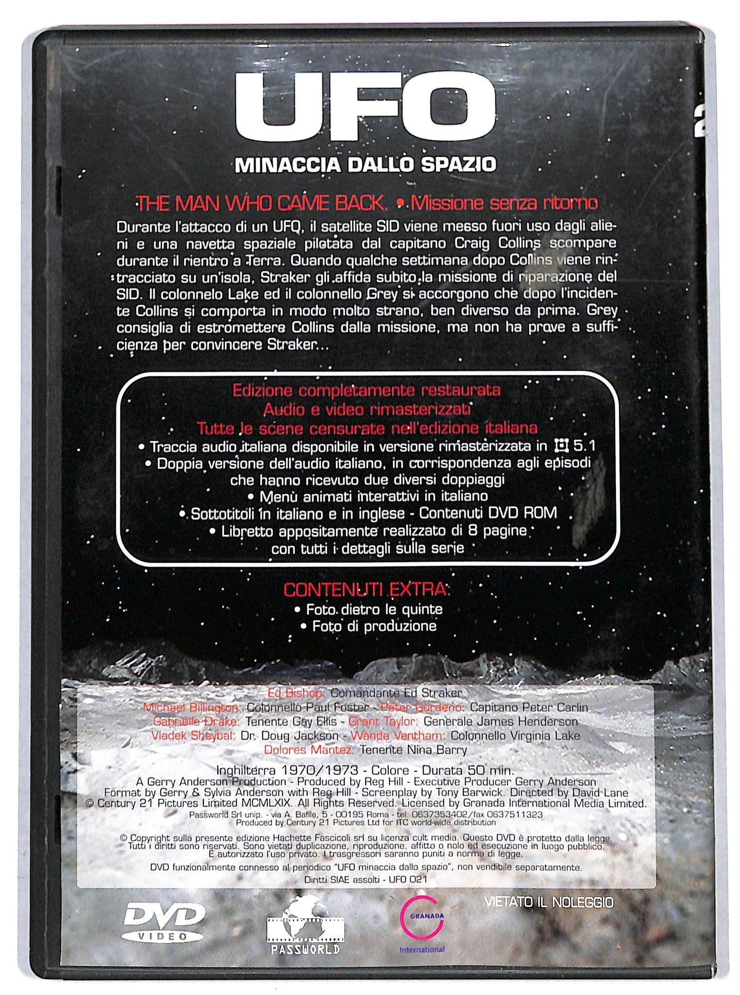 EBOND ufo minaccia dallo spazio - volume 21 EDITORIALE DVD D727245