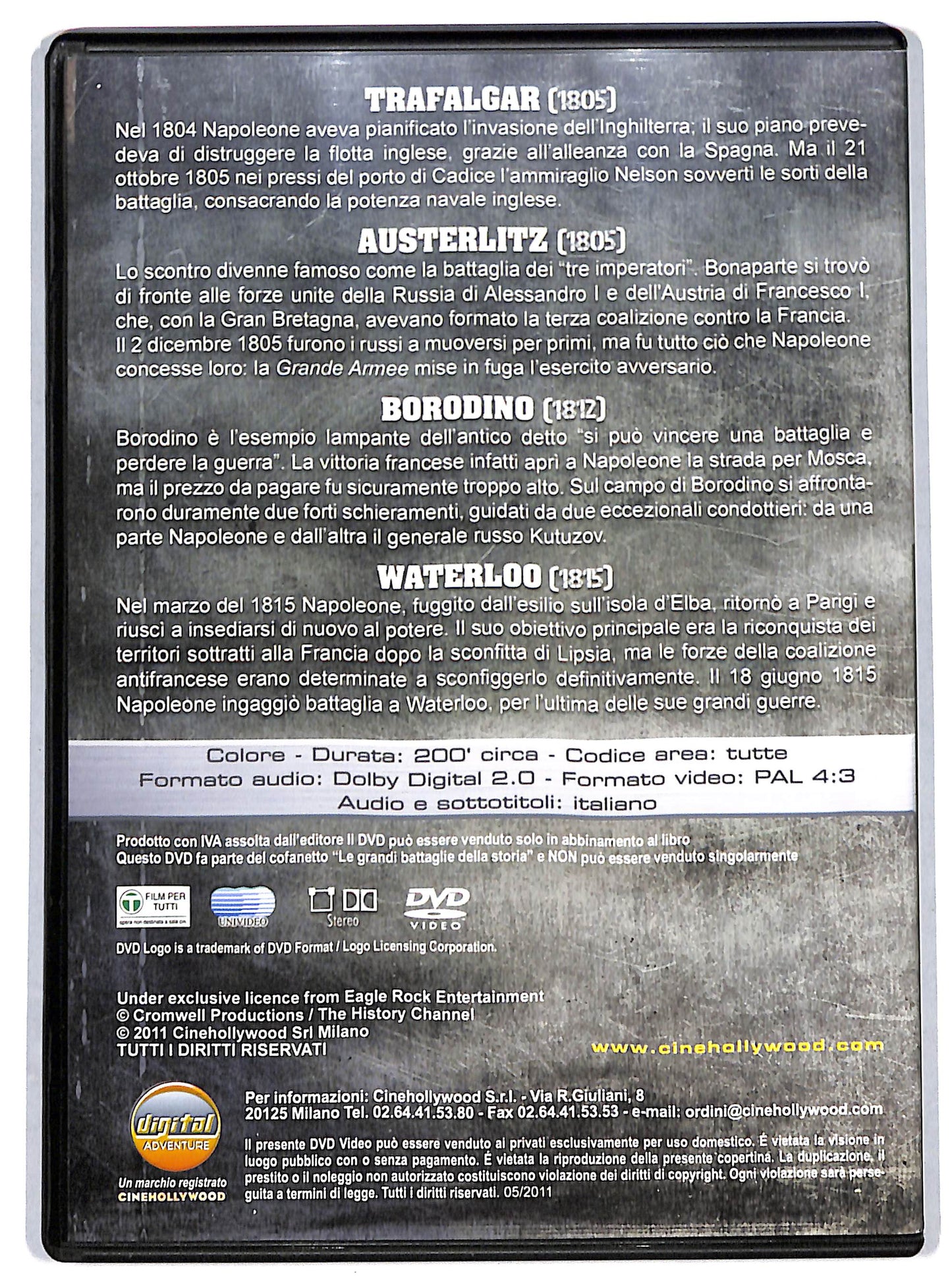 EBOND Le battaglie napoleoniche - le grandi battaglie della storia EDITORIALE DVD D727252